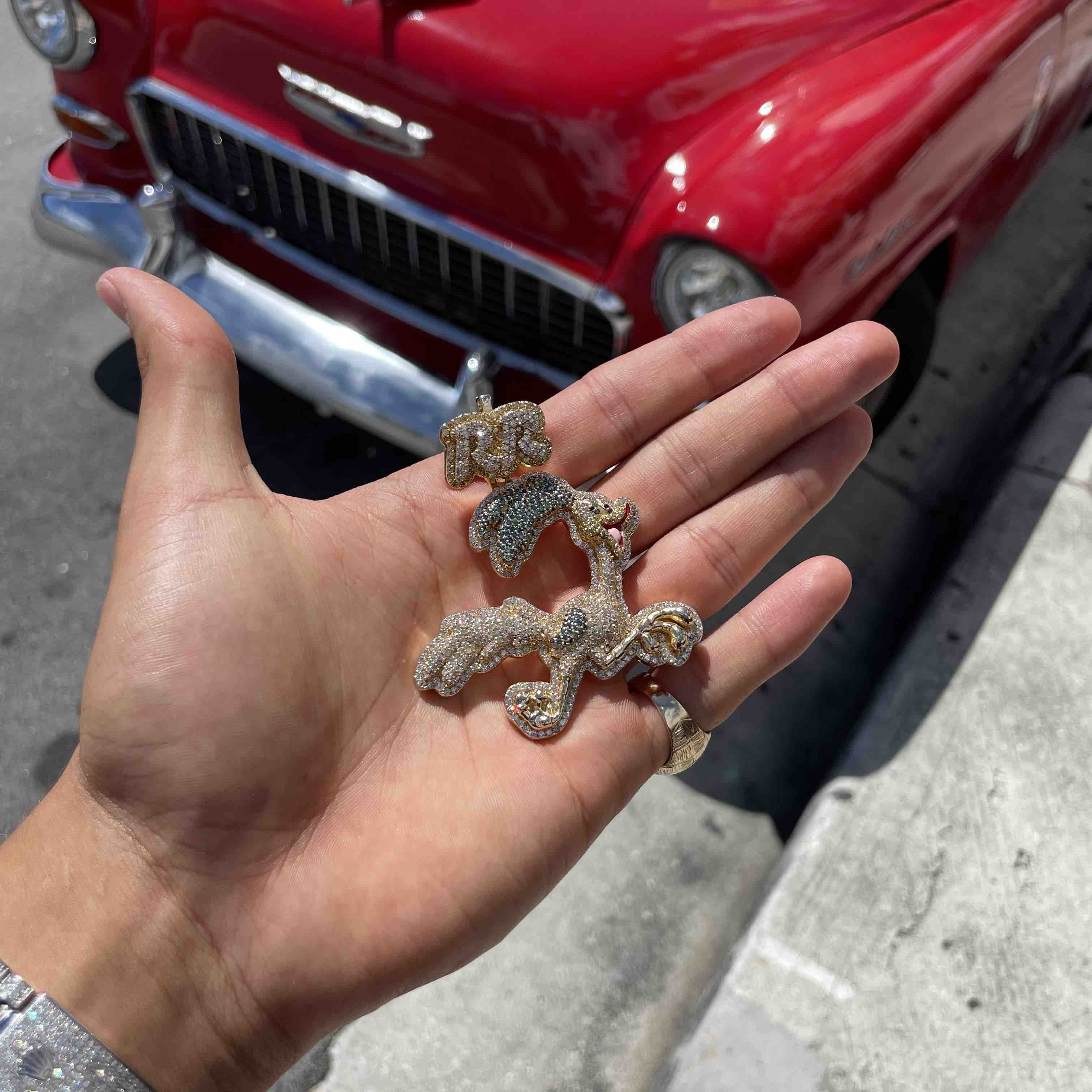 Iced Bust Down Custom Pendant
