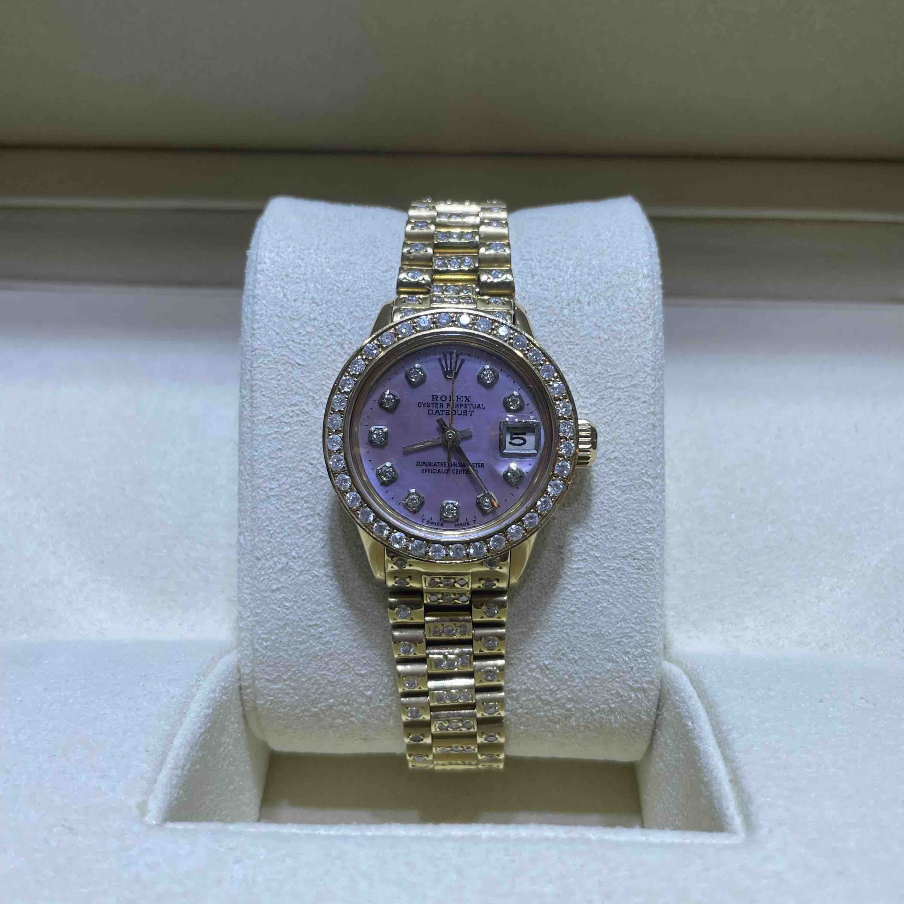 Bust Down Rolex Womens Presidential