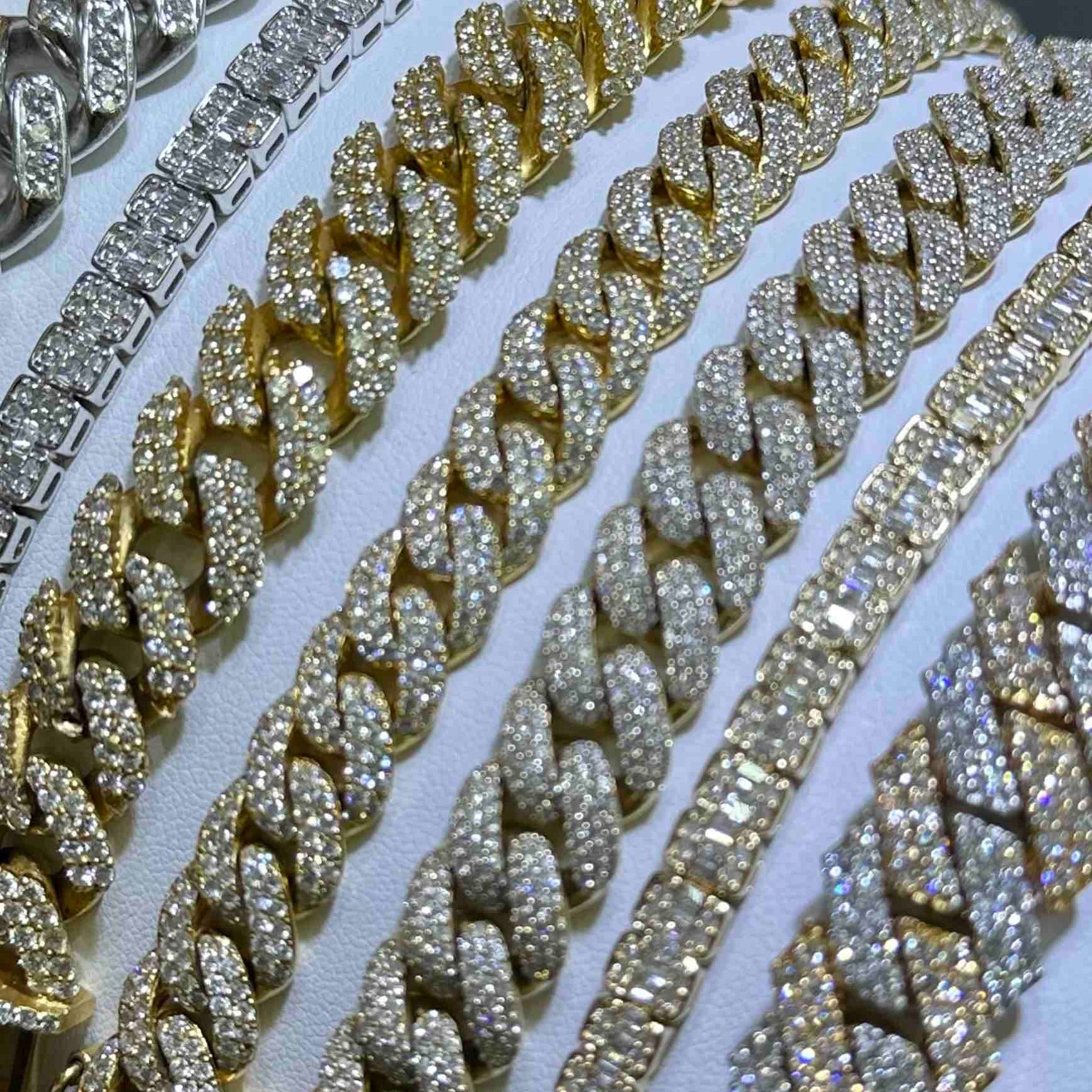 diamond baguette bracelet