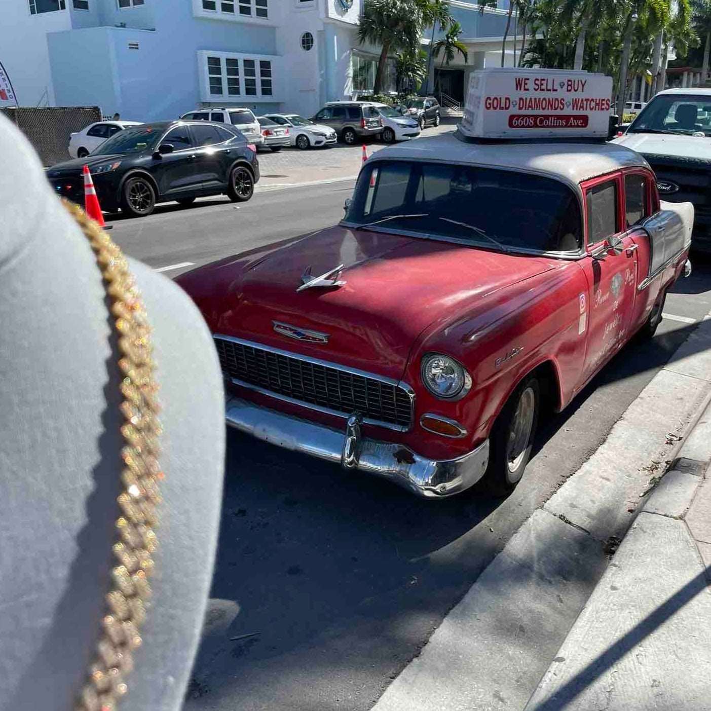 renee de paris jewelry miami beach iced bust down