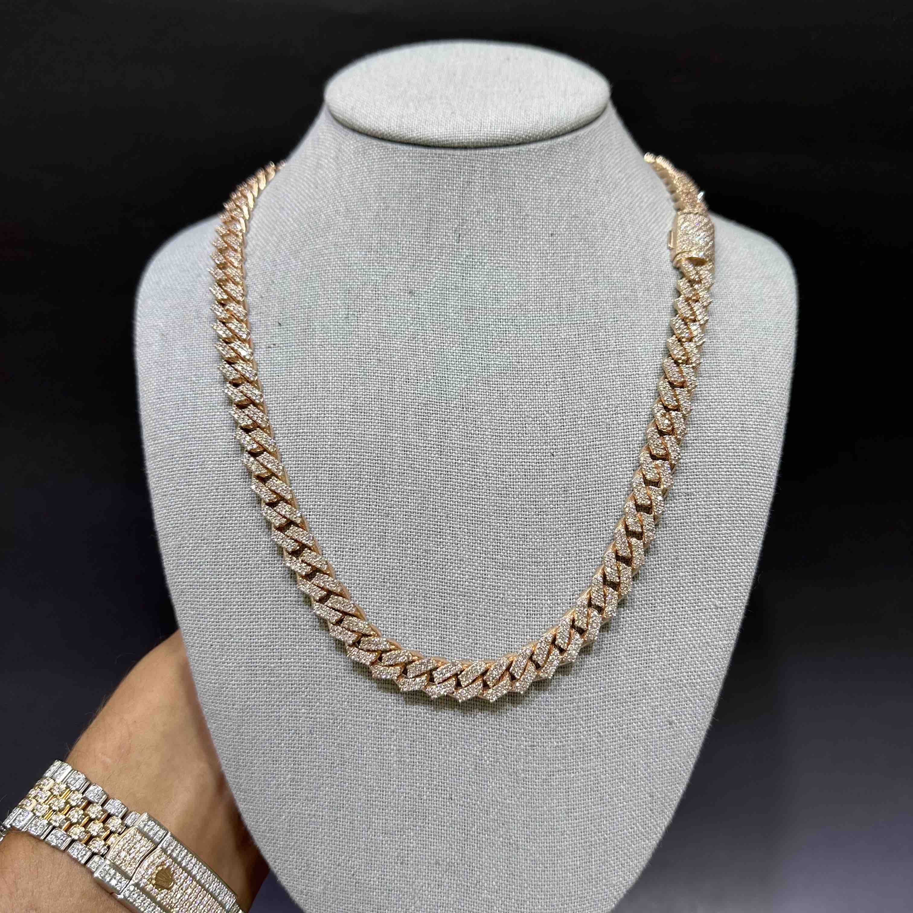 iced out cuban chain