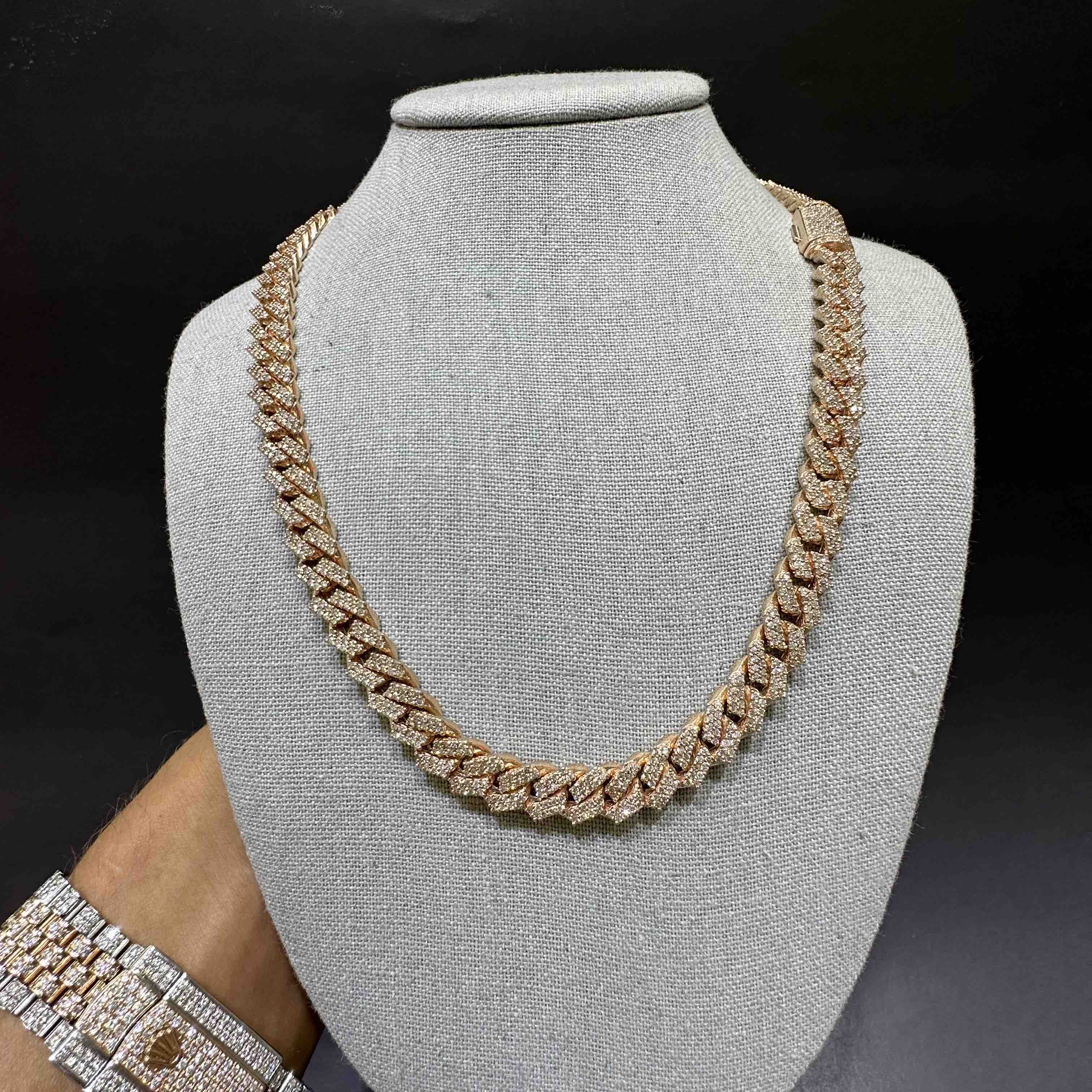 iced out cuban chain