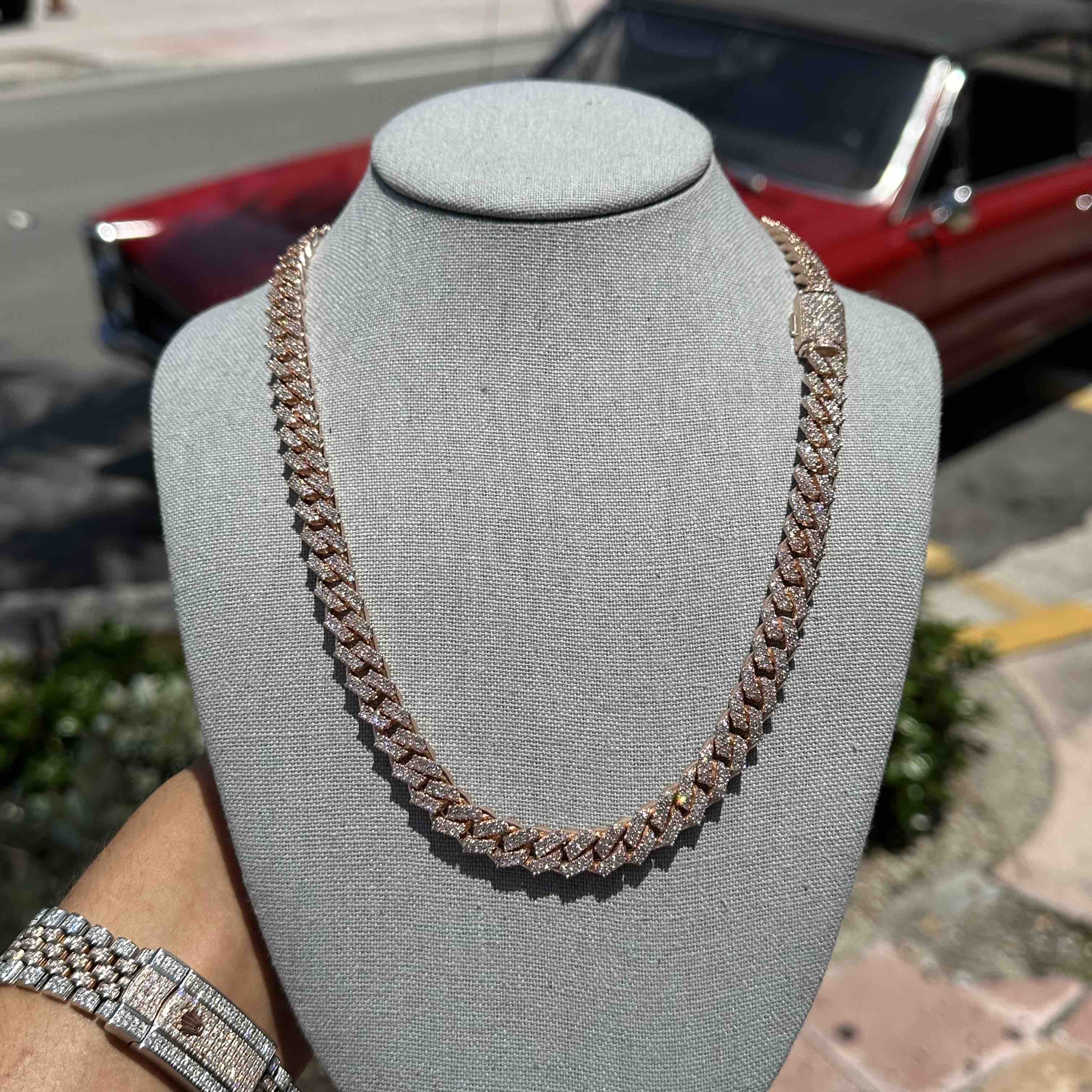 iced out cuban chain