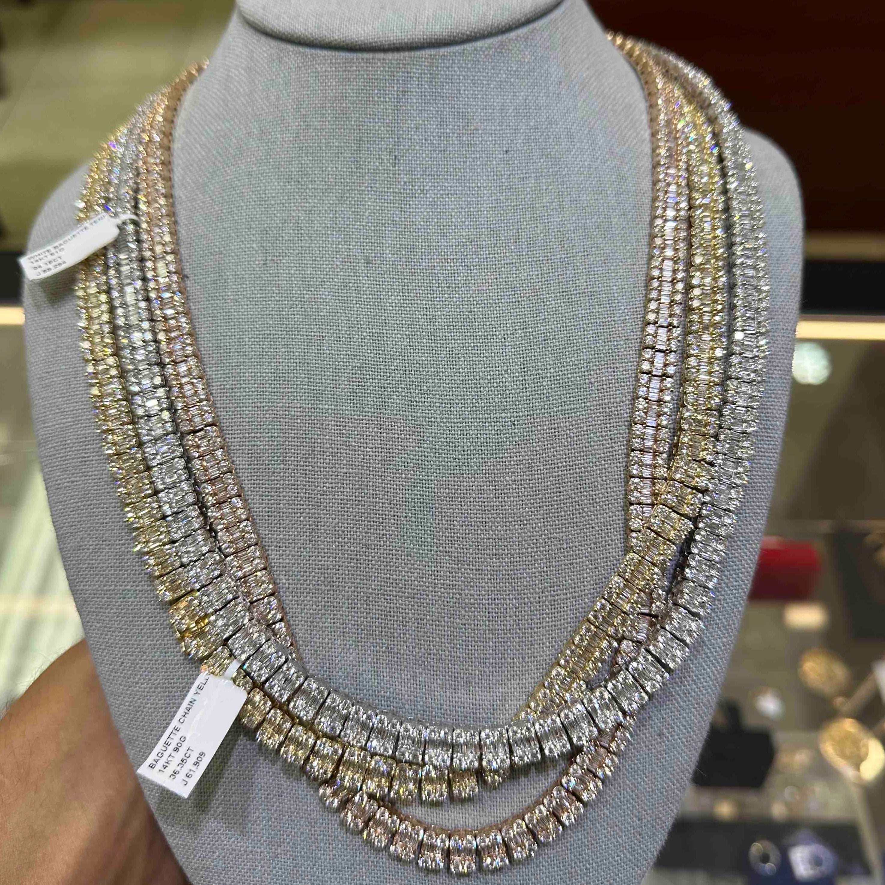 NATURAL DIAMOND CHAIN | 90 GRAMS
