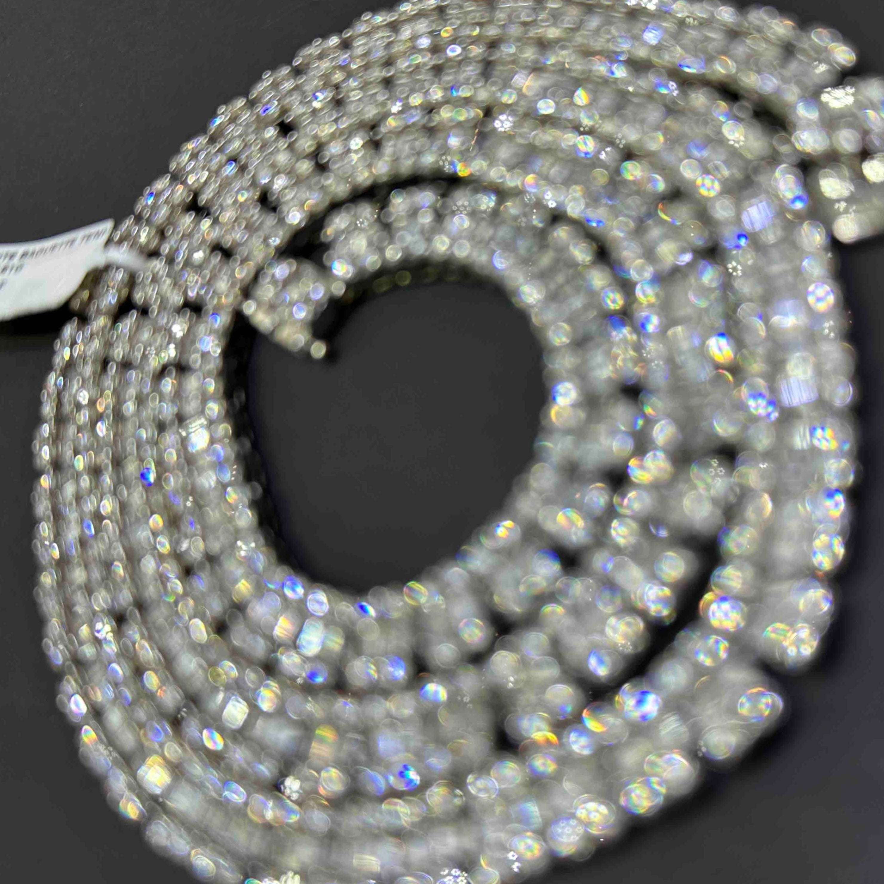 White Gold Baguette Chain