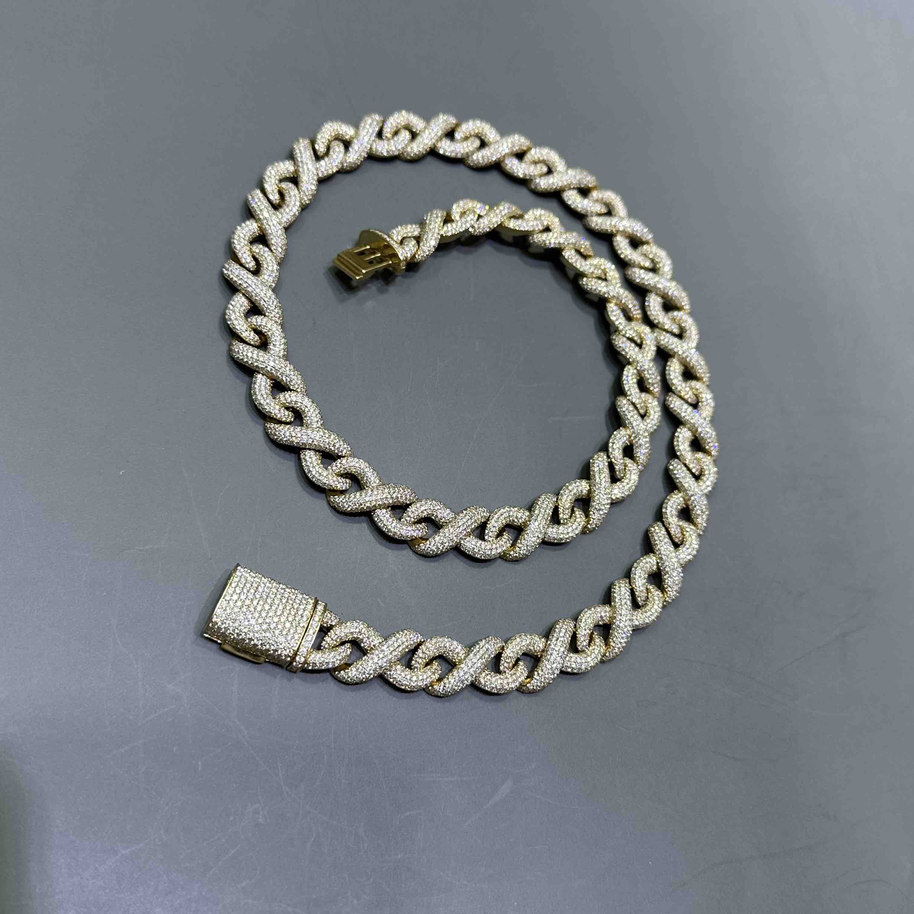 14K BUST DOWN INFINITY