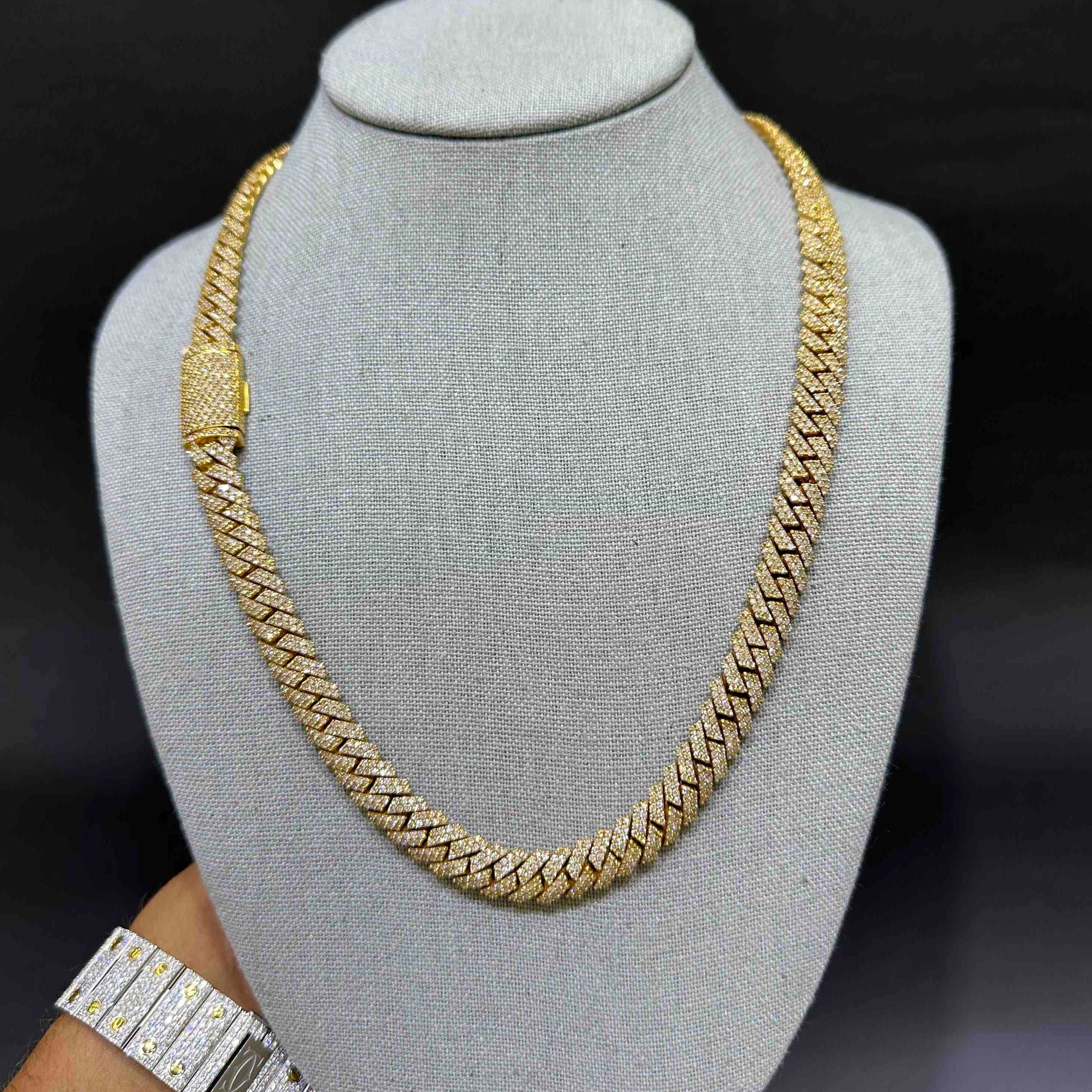 Iced Out Prong Cuban Link