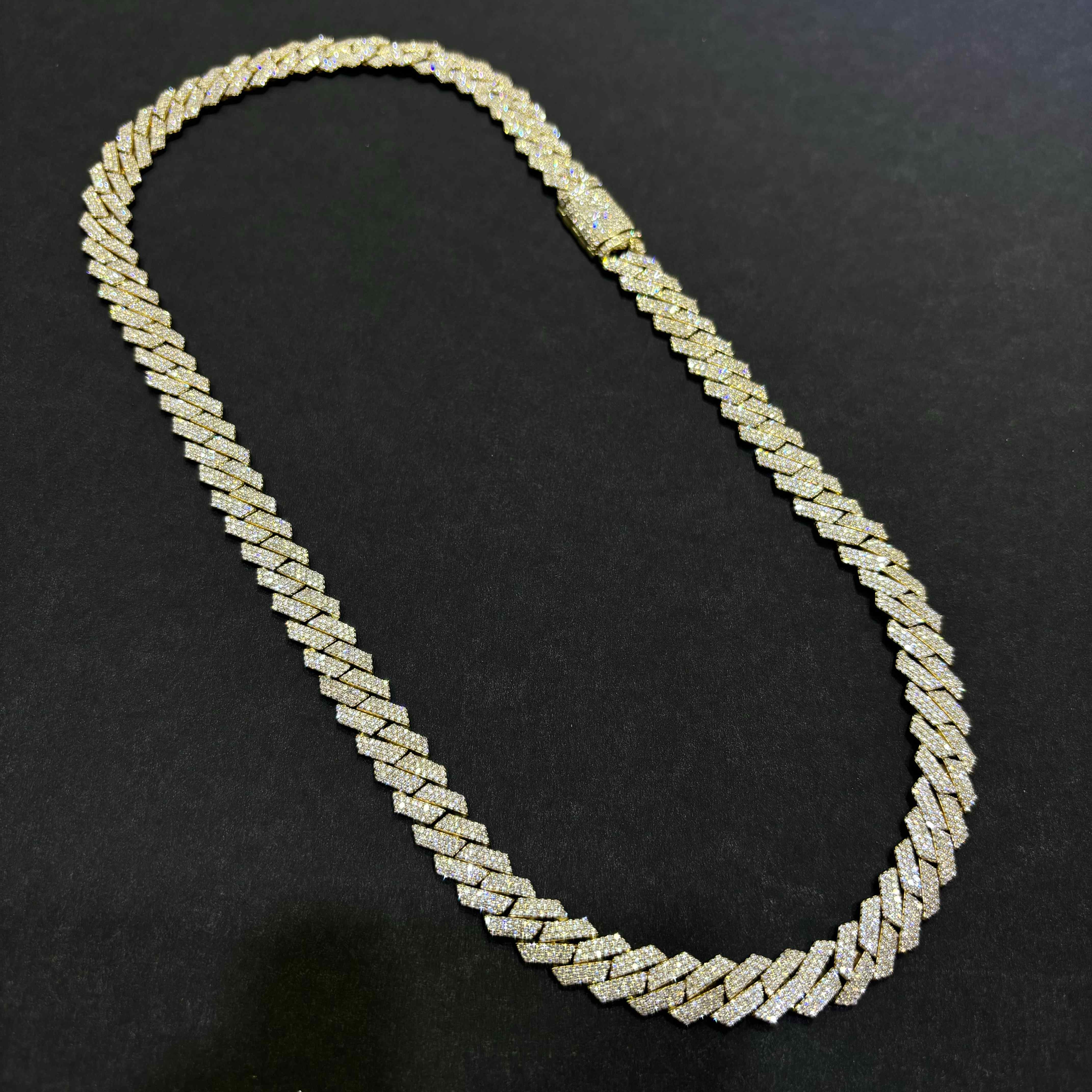 10k VVS-1 Bust Down Cuban Link | REAL CVD | YELLOW