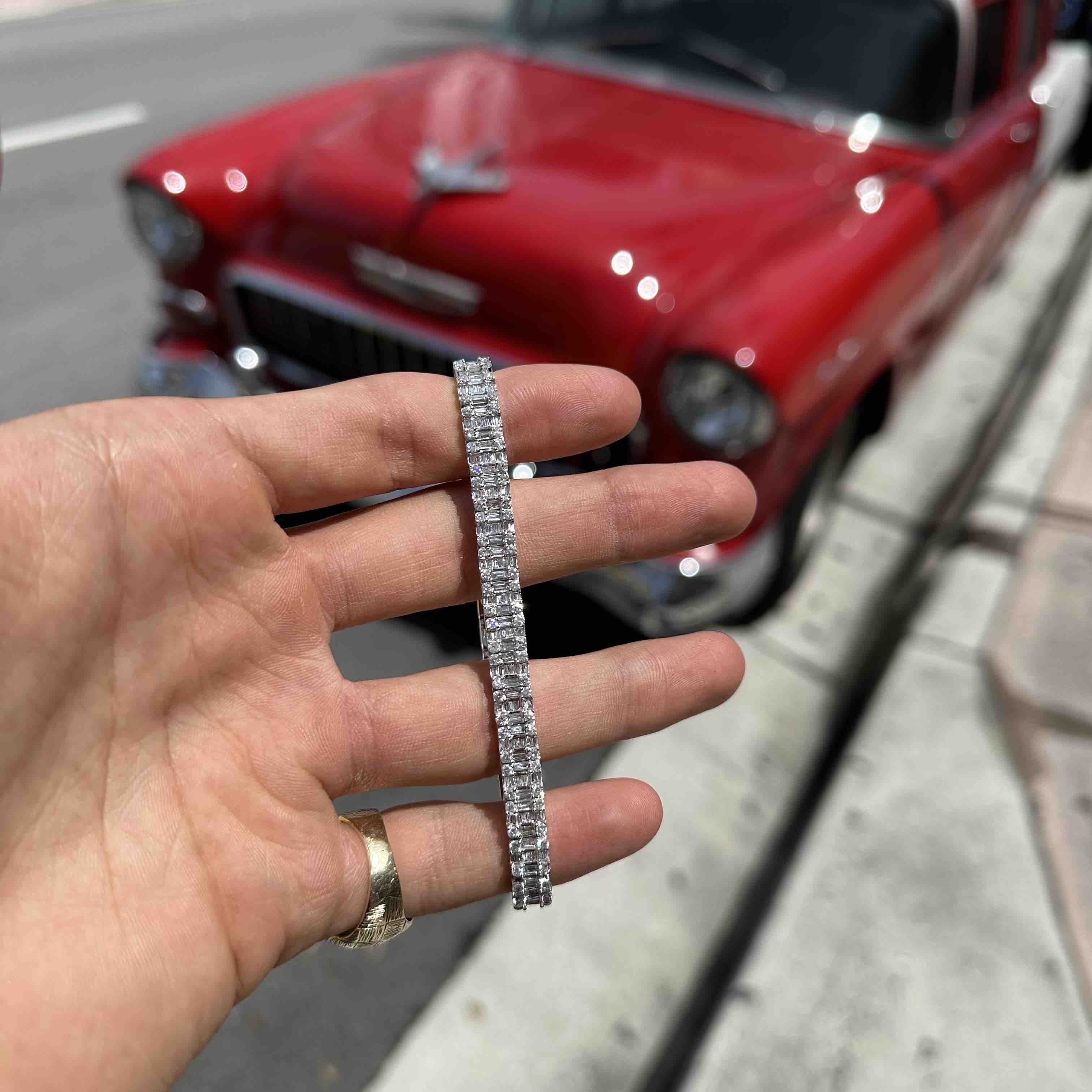 Iced Out Tennis Bracelet