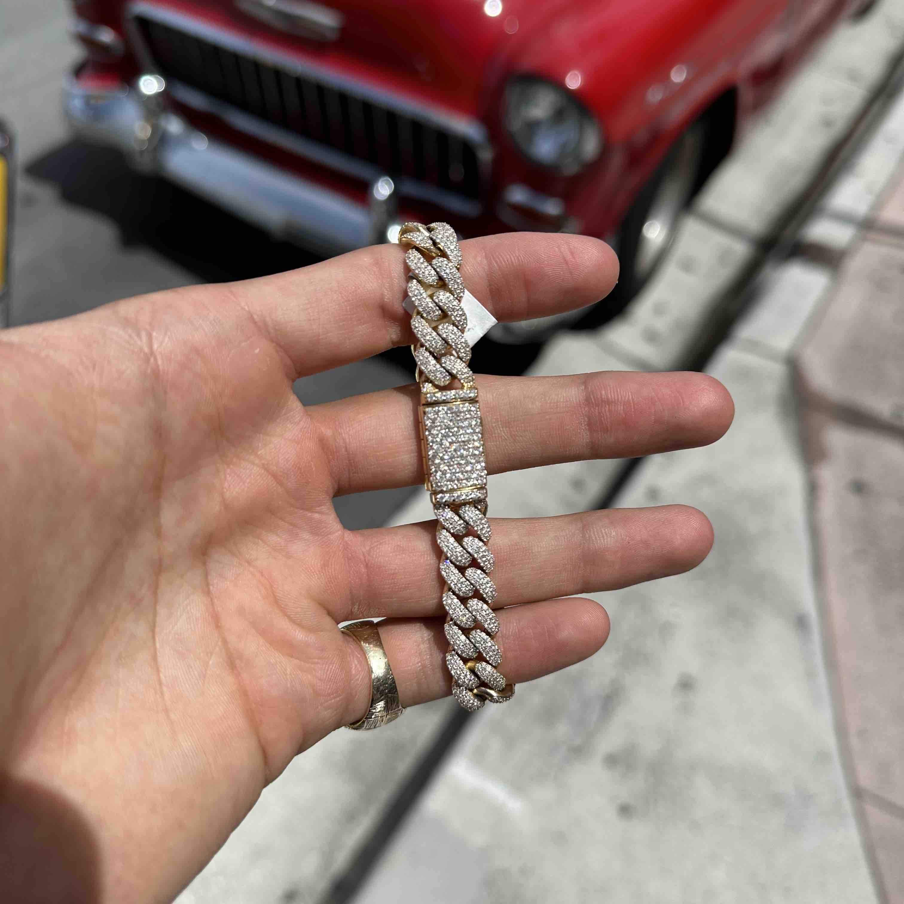 Brand New 59 G Bust Down Cuban Bracelet