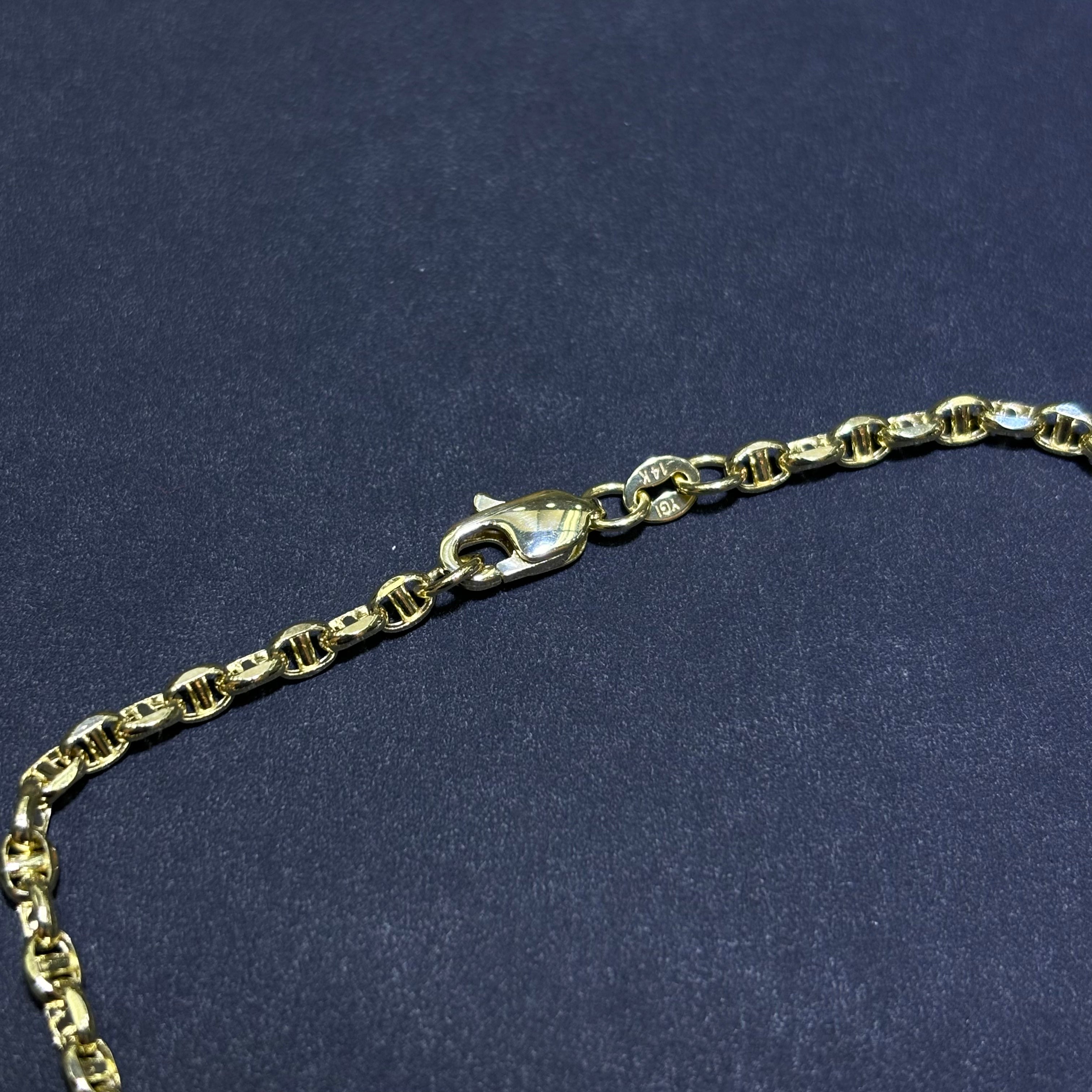 4k Gold Anchor Gucci Mariner Link Chain