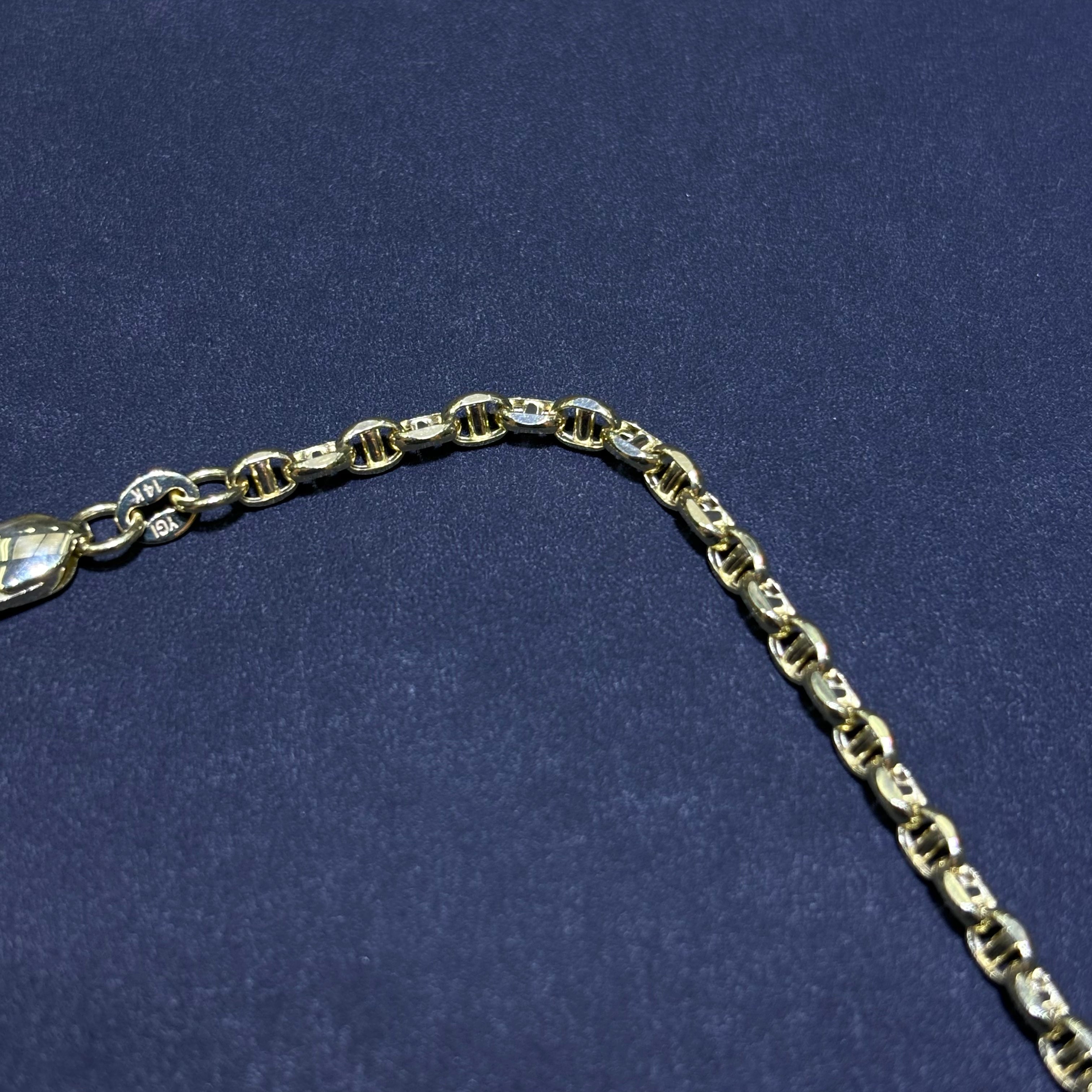 4k Gold Anchor Gucci Mariner Link Chain