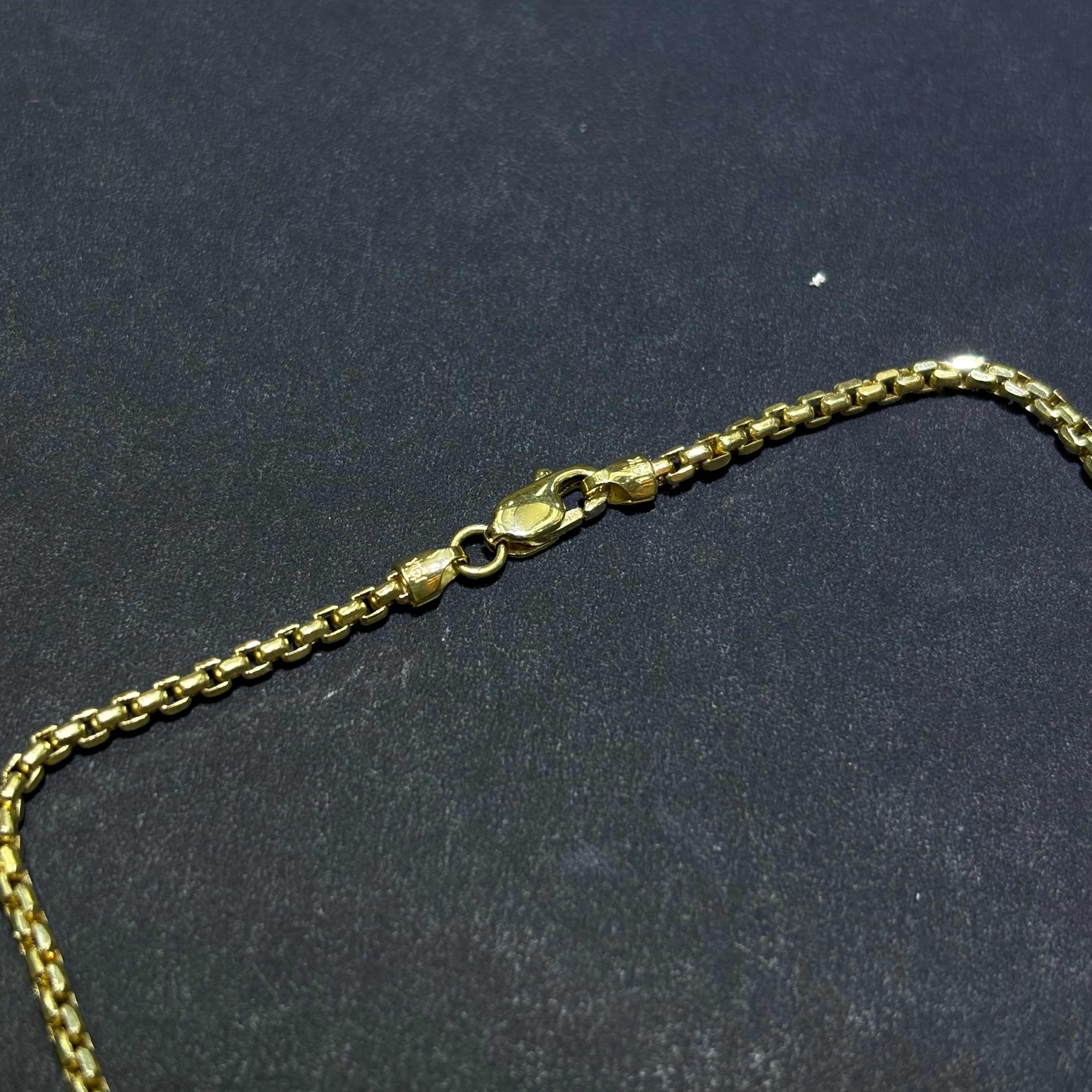 14k Micro Gold Box Link Chain (BRAND NEW) 2MM