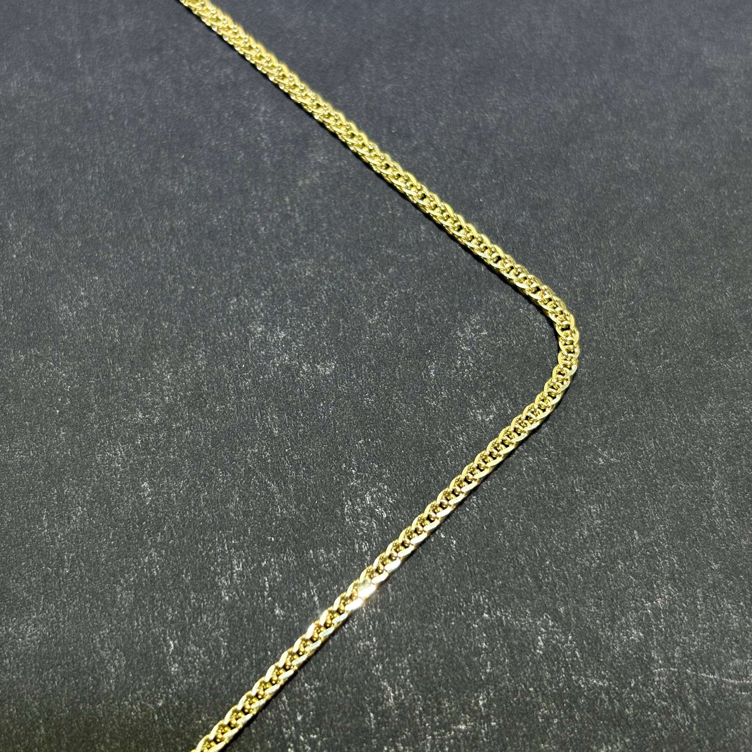 14k Gold Micro Franco Link Chain