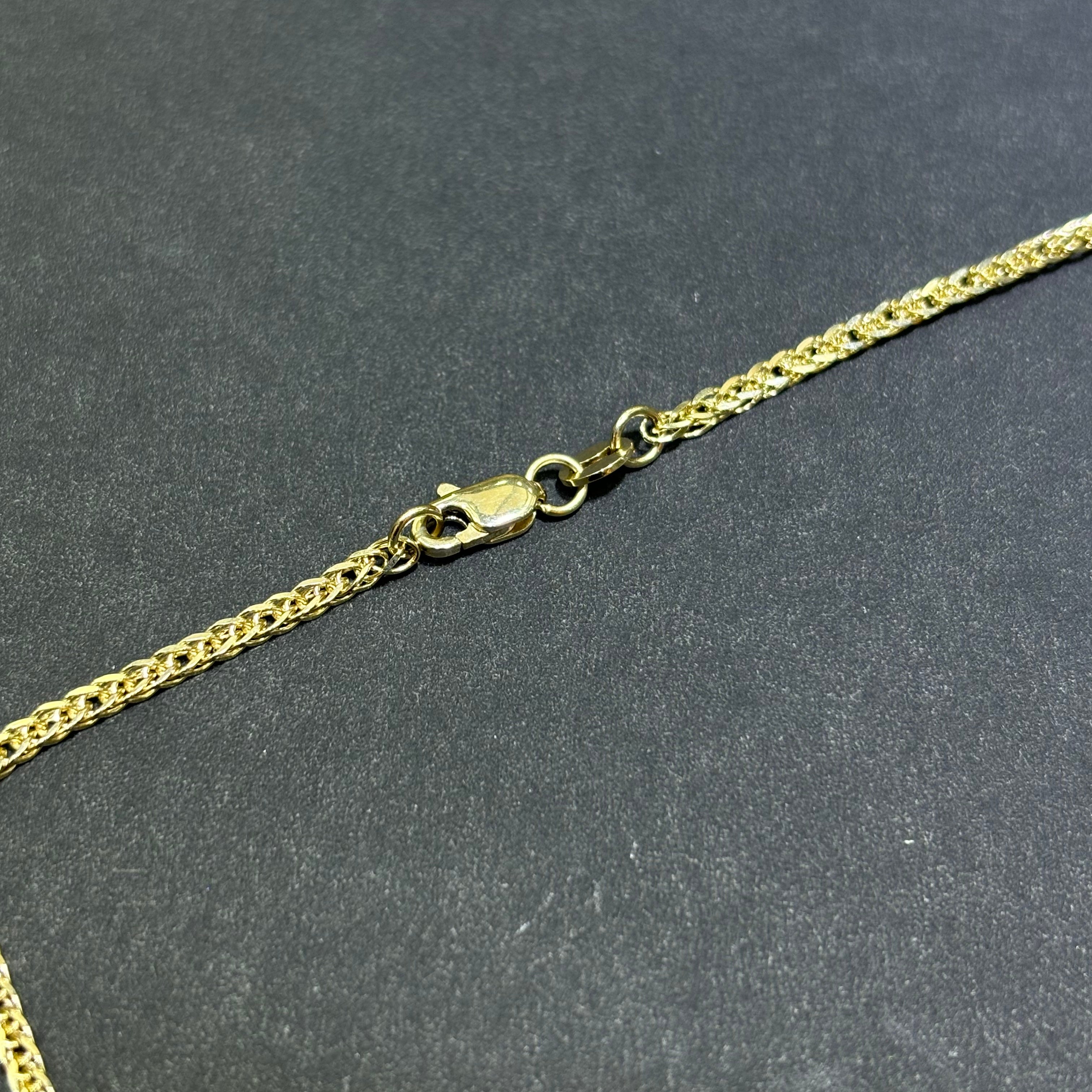 14k Gold Micro Franco Link Chain