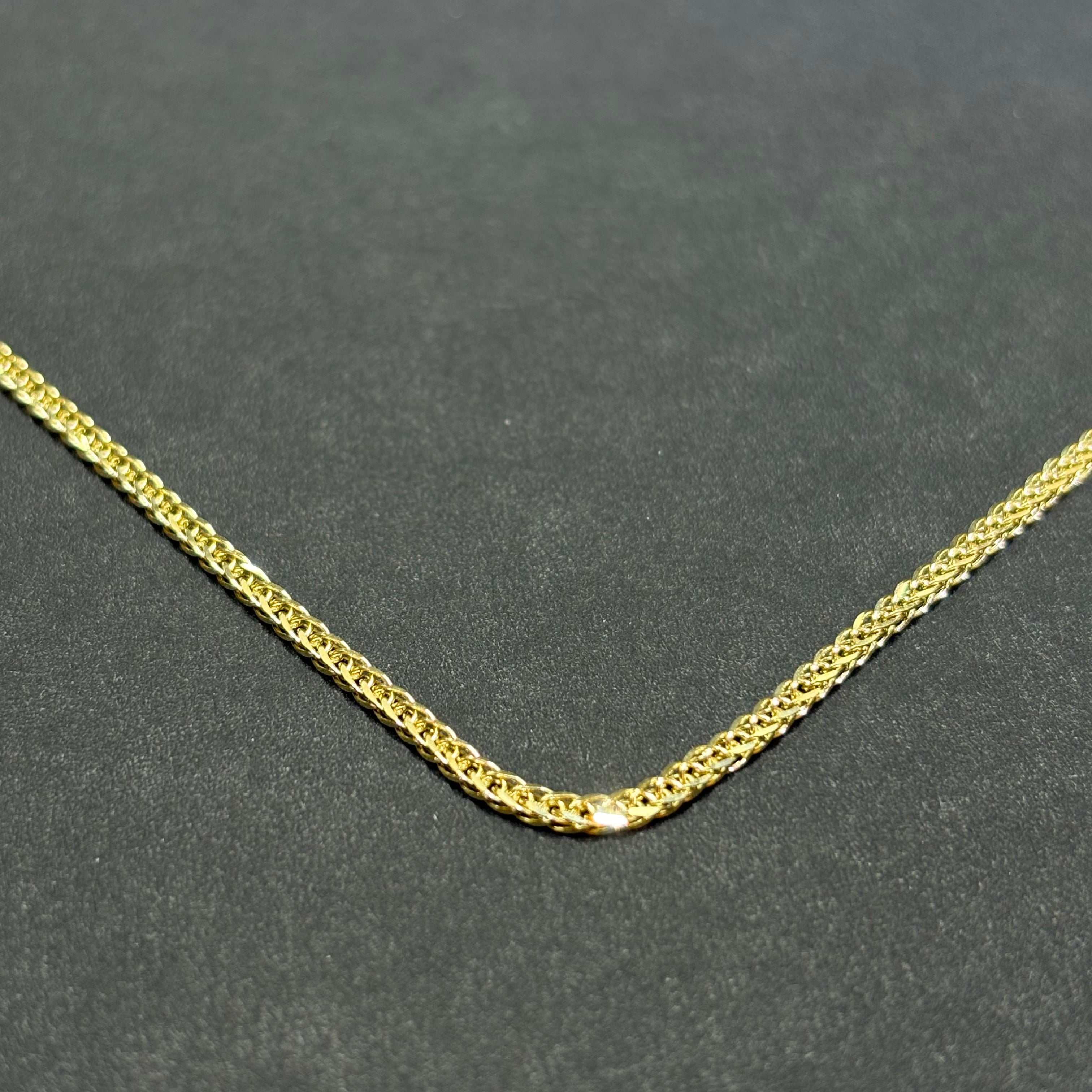 14k Gold Micro Franco Link Chain