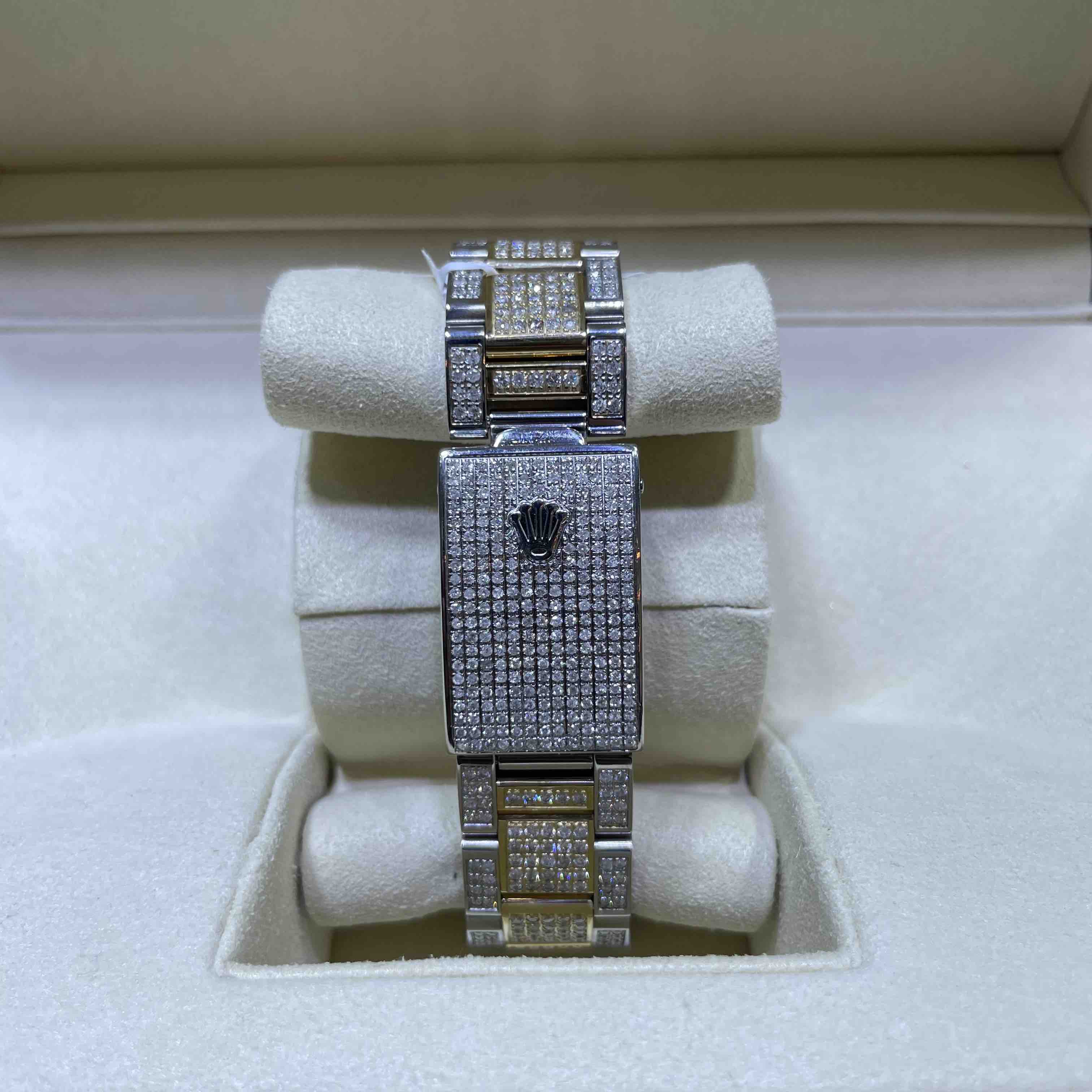 Bust Down Rolex 36mm Two Tone Yellow