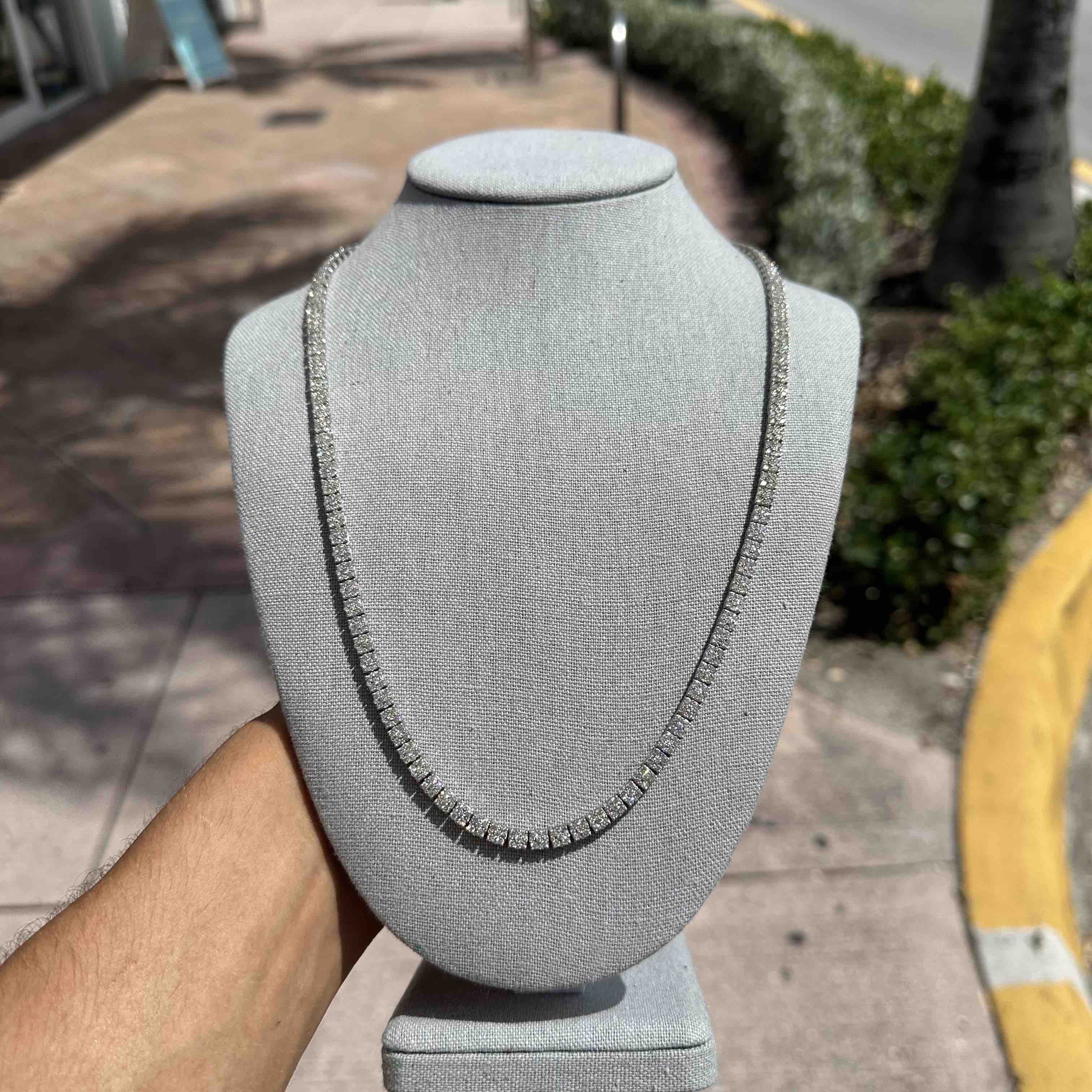 Diamond Baguette Chain