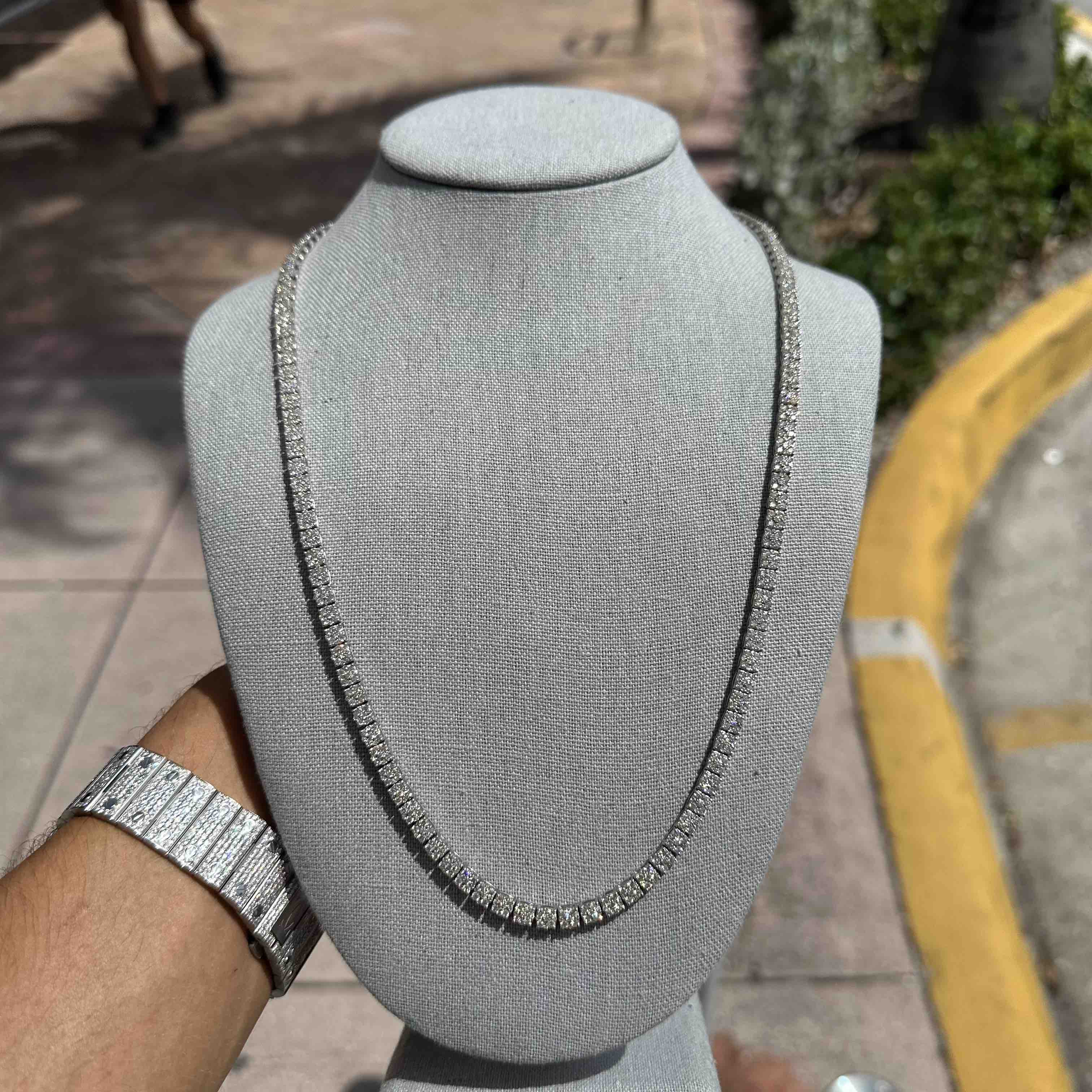 Diamond Baguette Chain