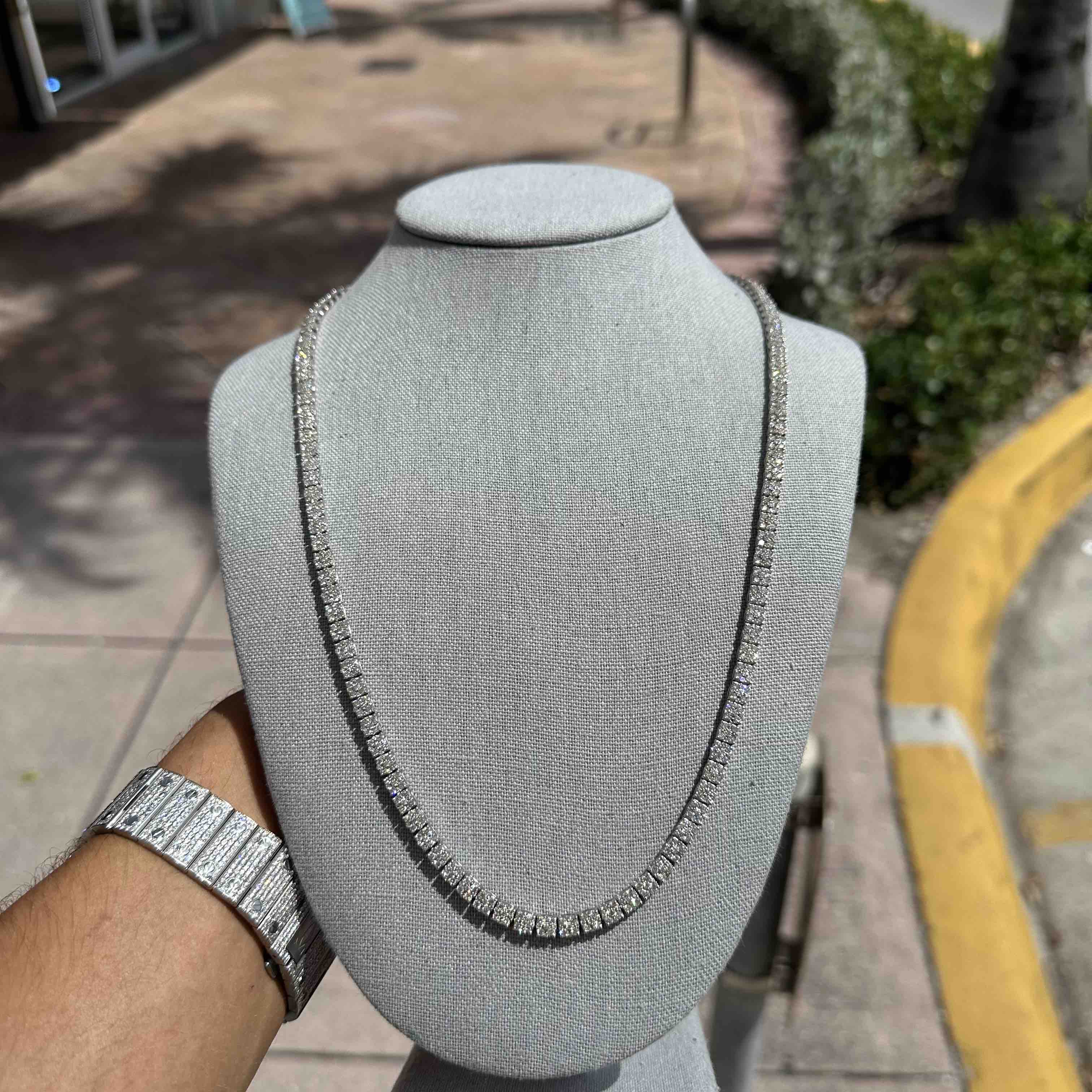 Diamond Baguette Chain