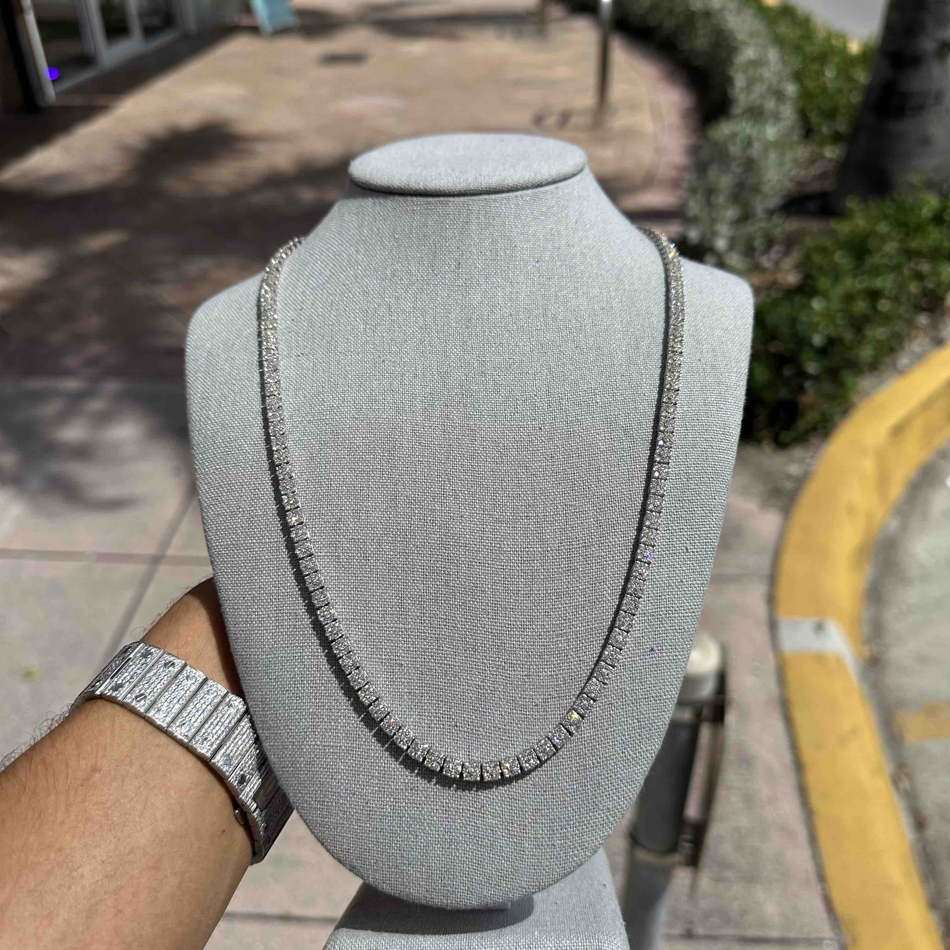 Diamond Baguette Chain