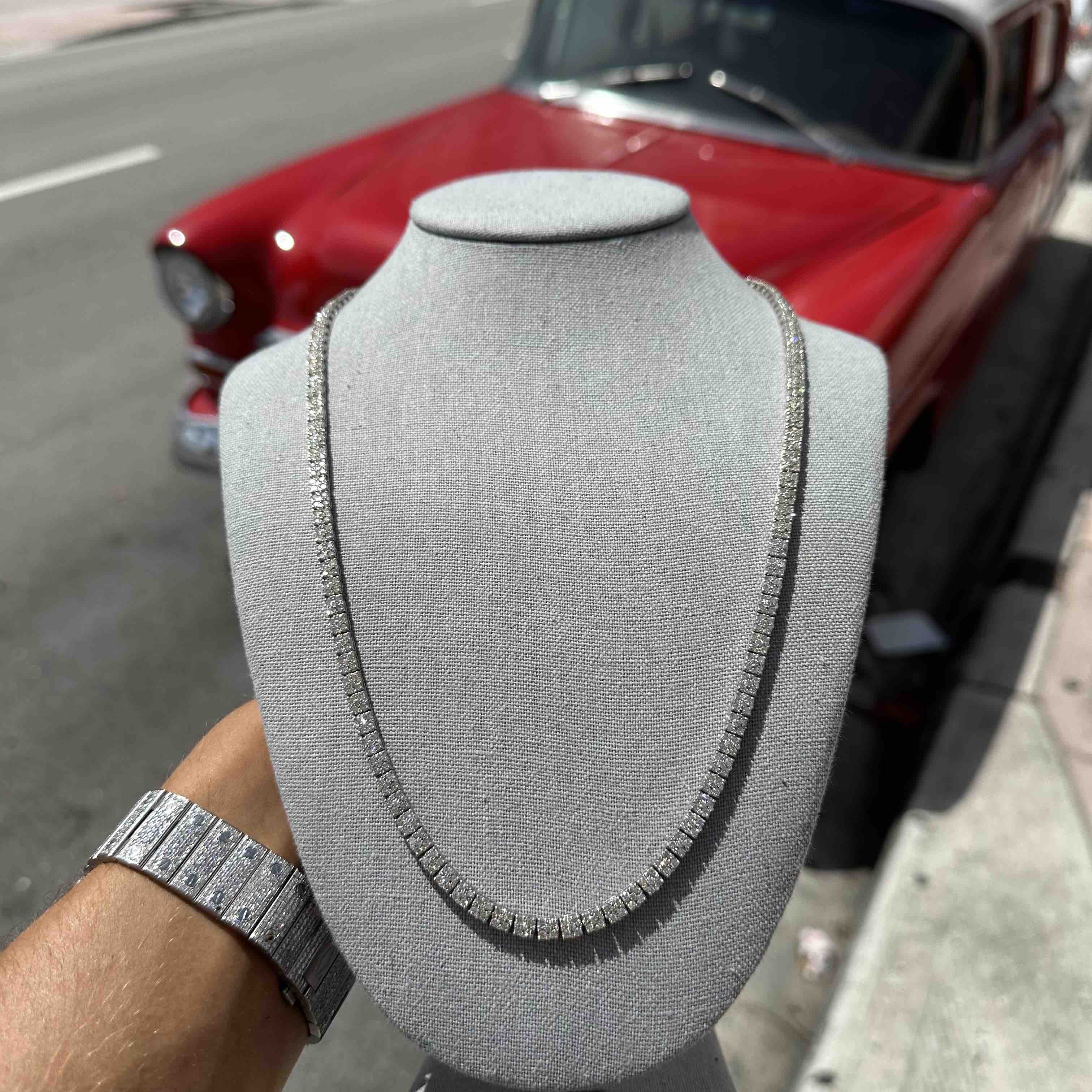 Diamond Baguette Chain