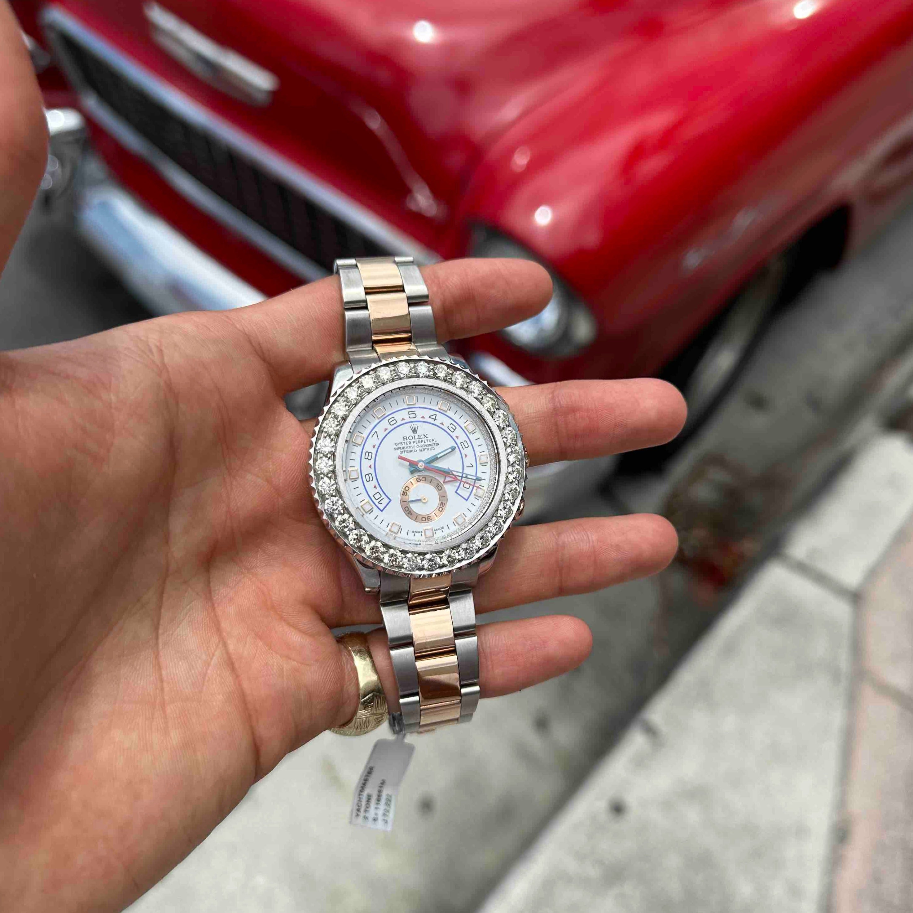 Iced Out Rolex Yacht Master