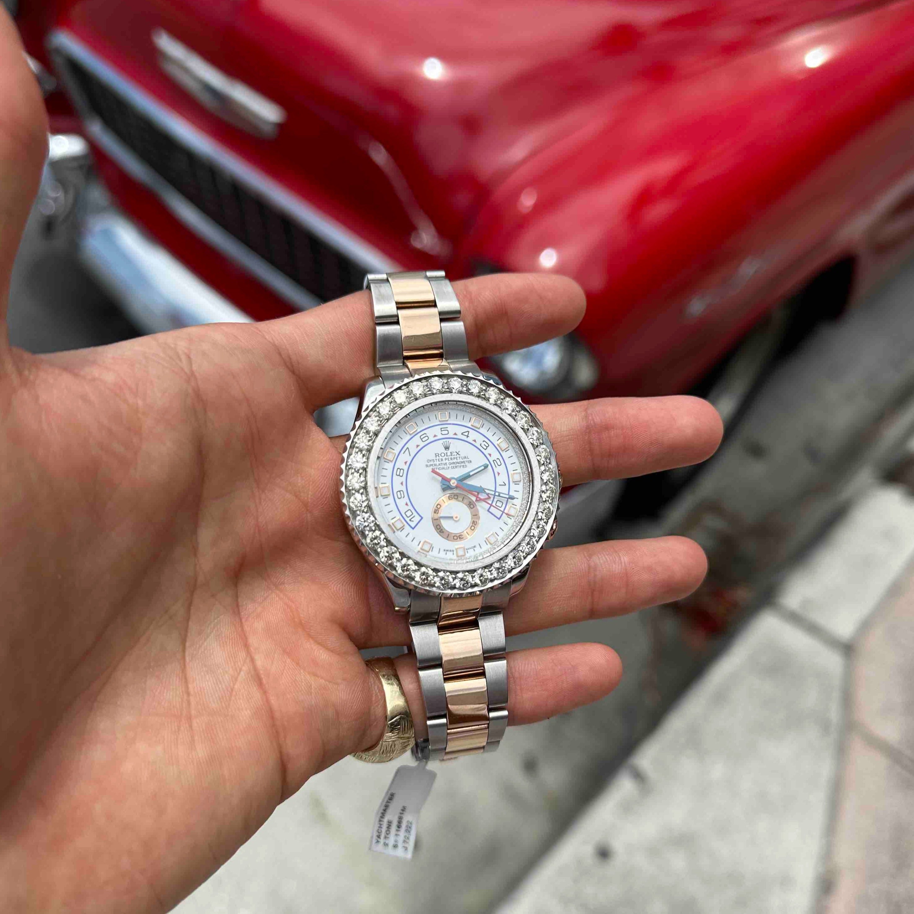 Iced Out Rolex Yacht Master