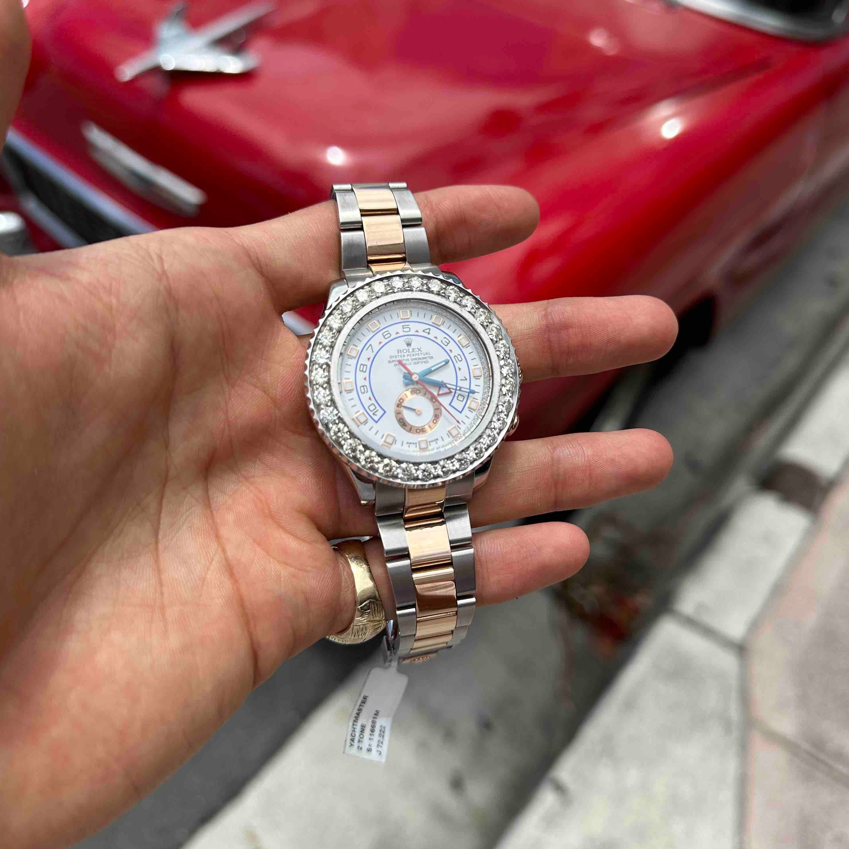 Iced Out Rolex Yacht Master