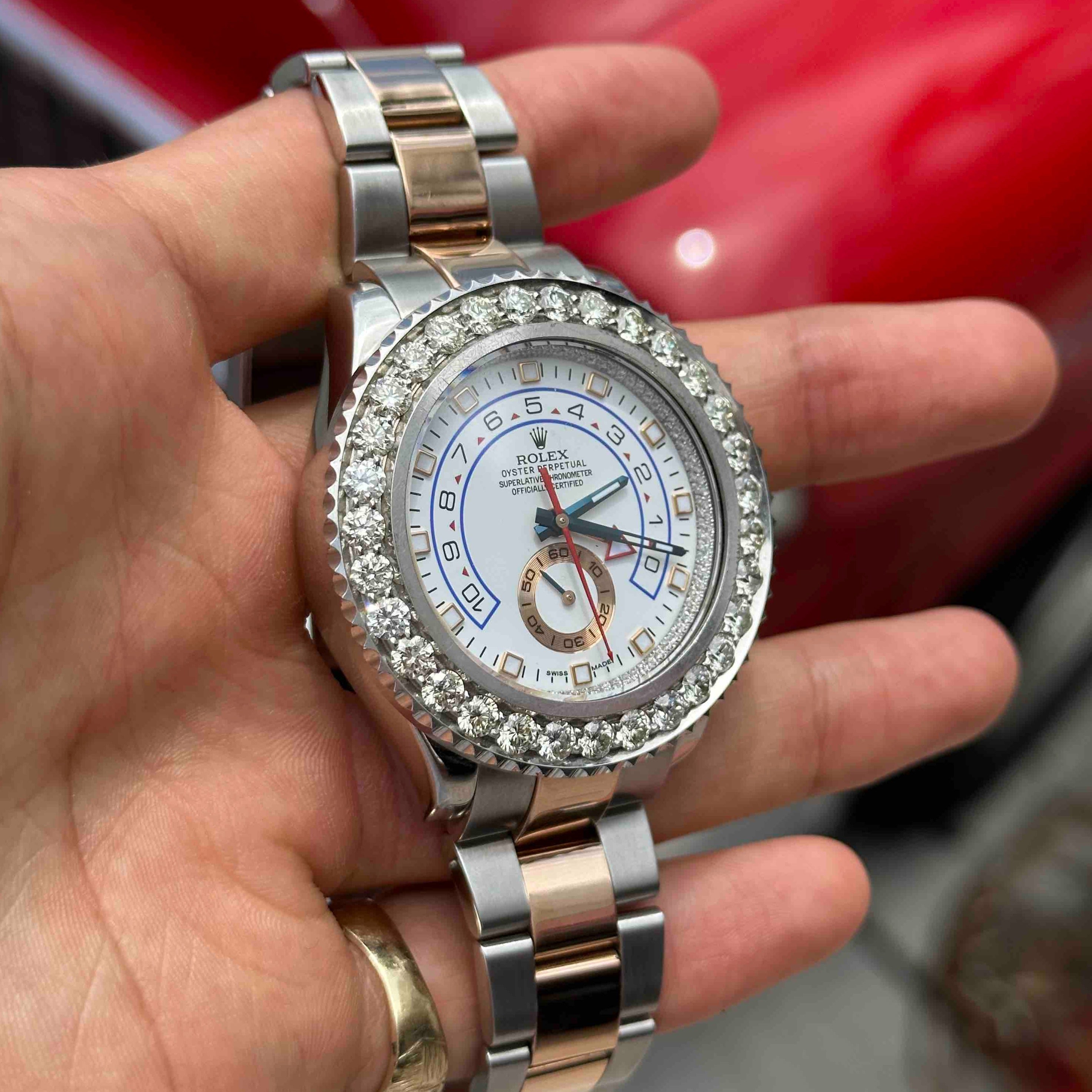 Iced Out Rolex Yacht Master