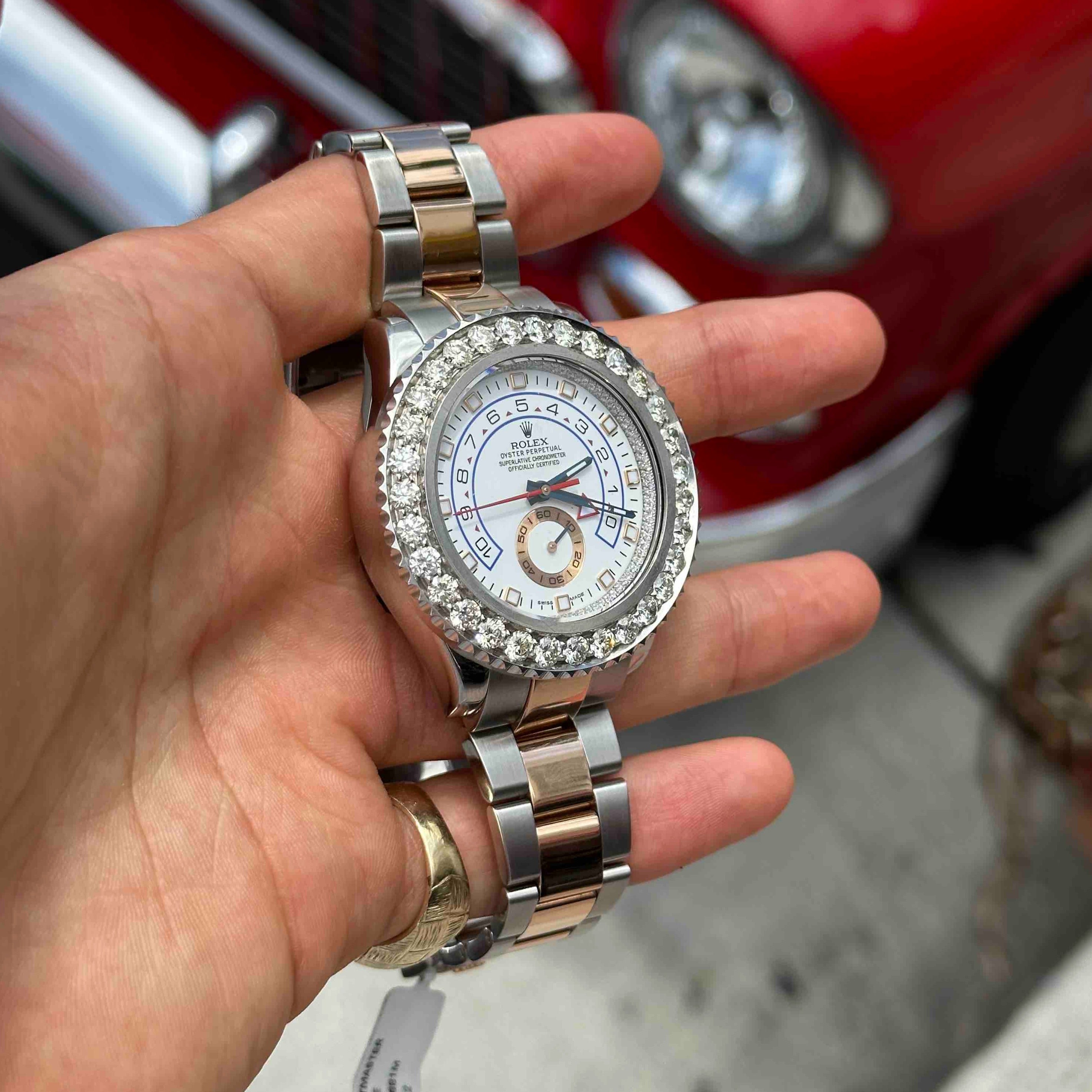Iced Out Rolex Yacht Master