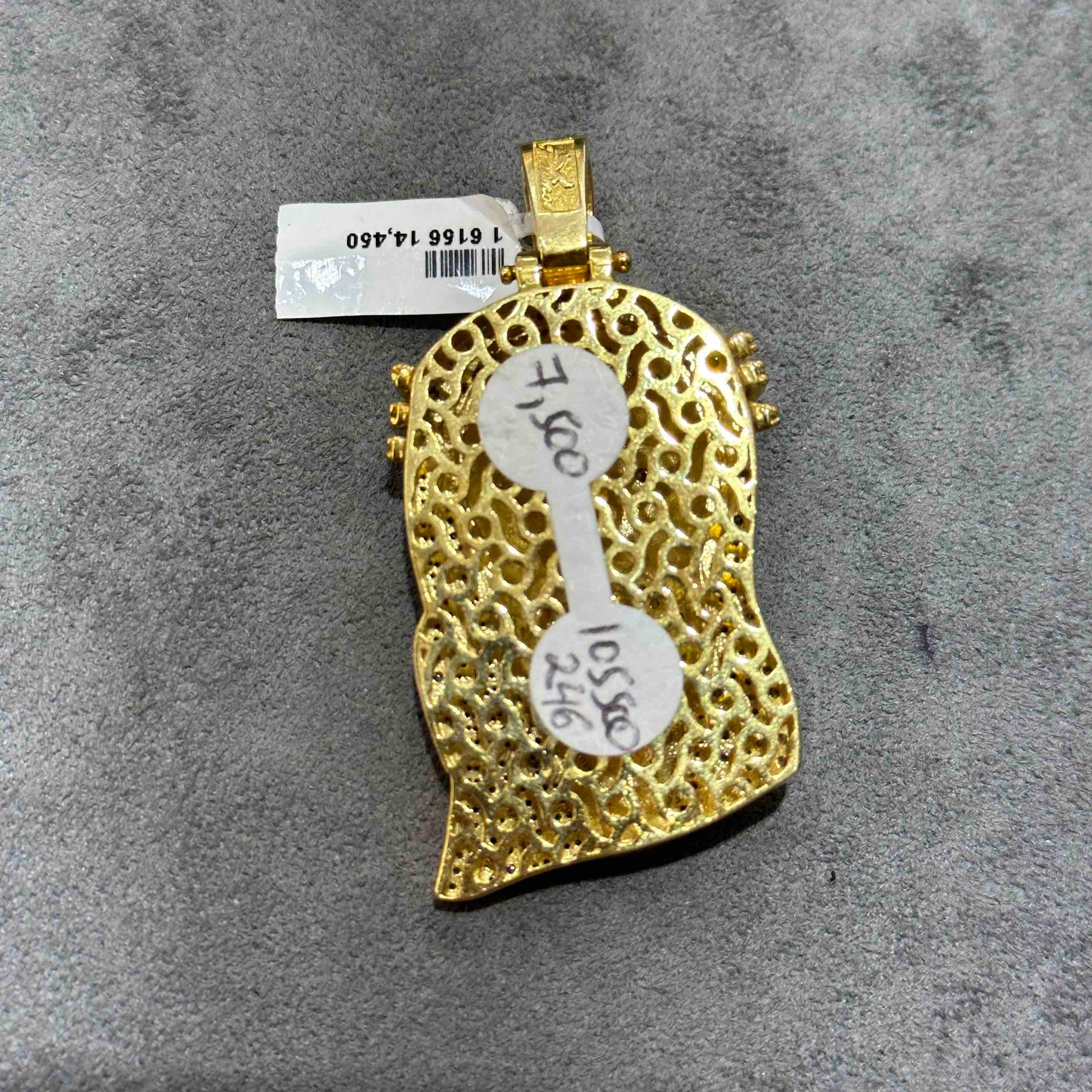 Bust Down 14k Jesus Piece