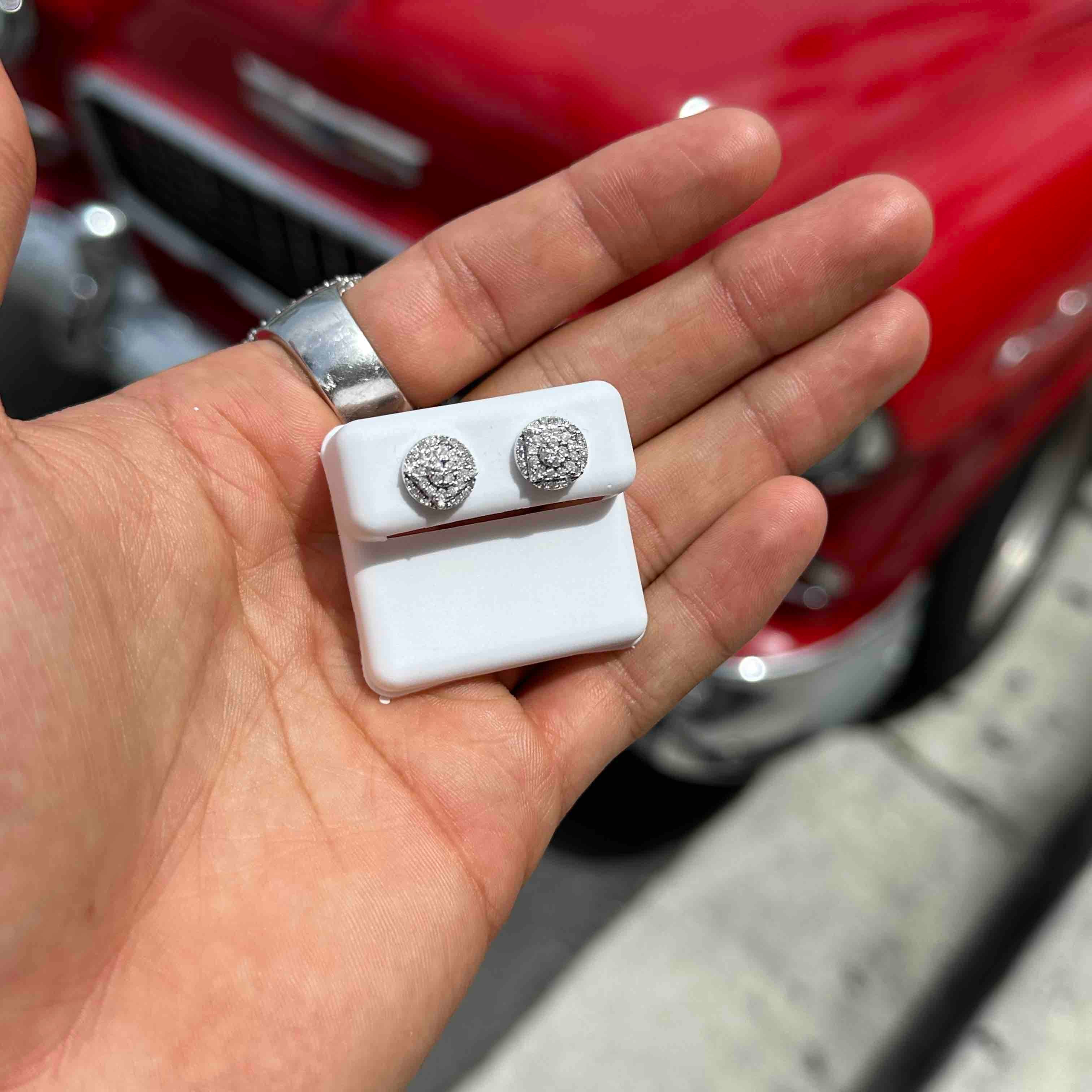 Iced Bust Down Earrings