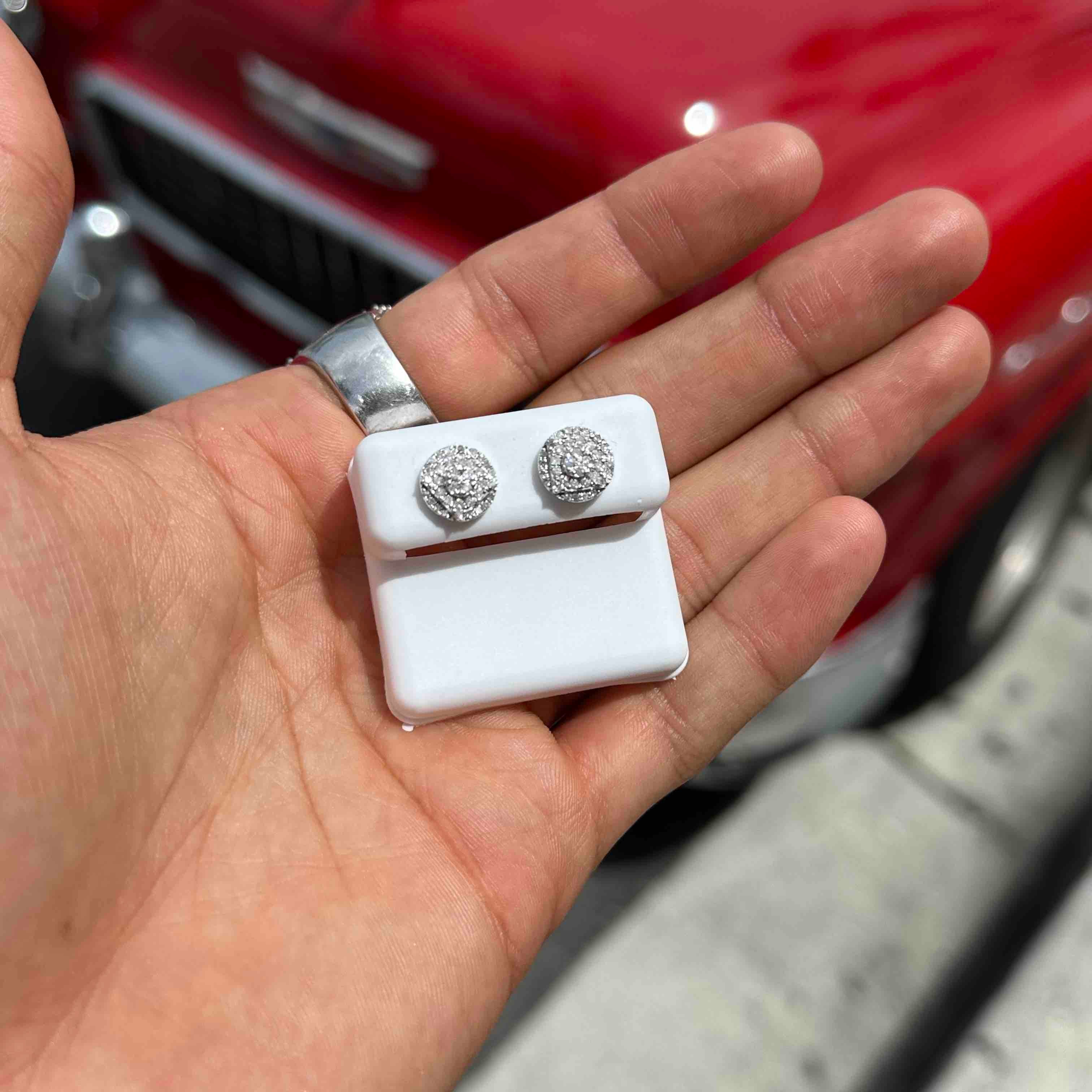 Iced Bust Down Earrings