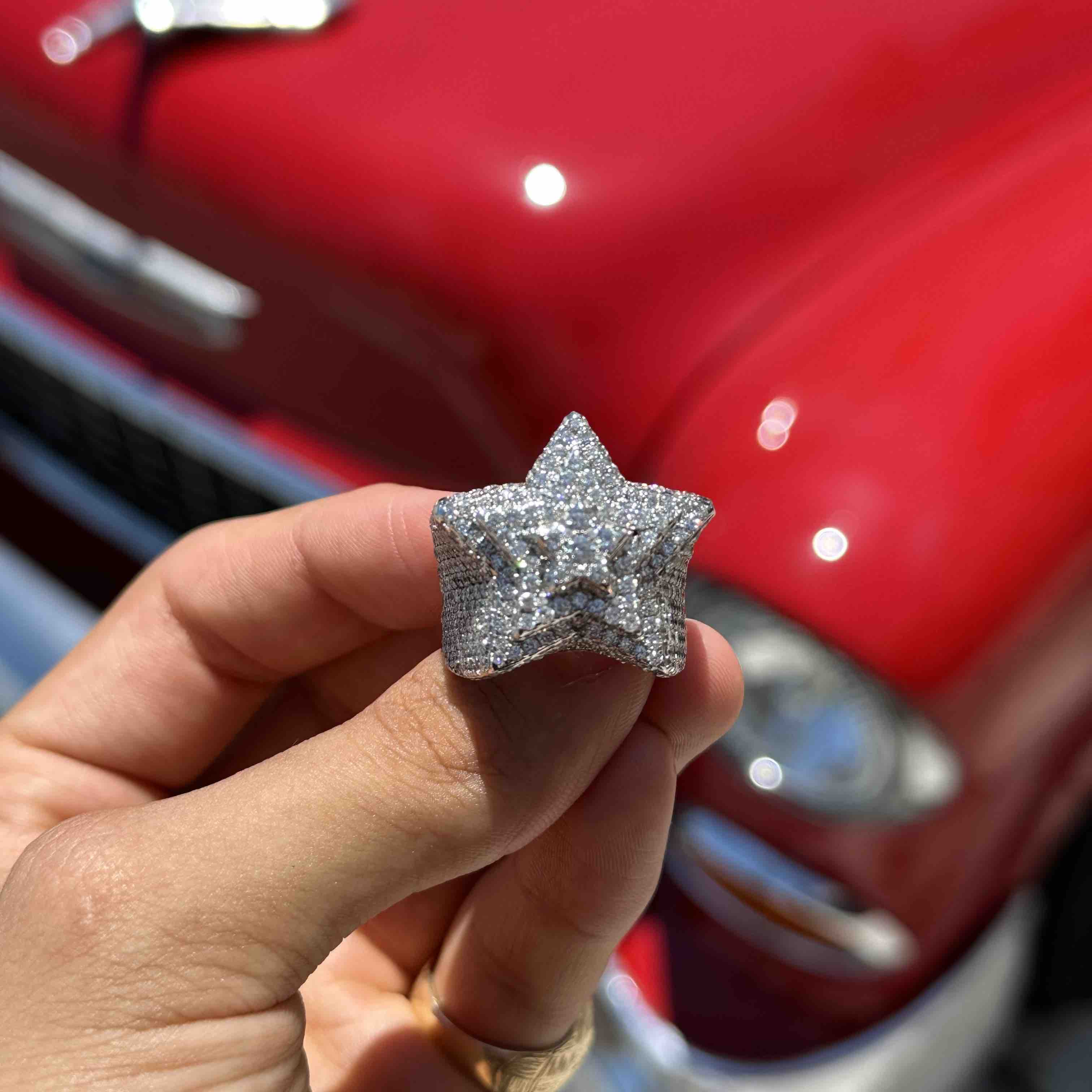 ICED OUT RING 14K