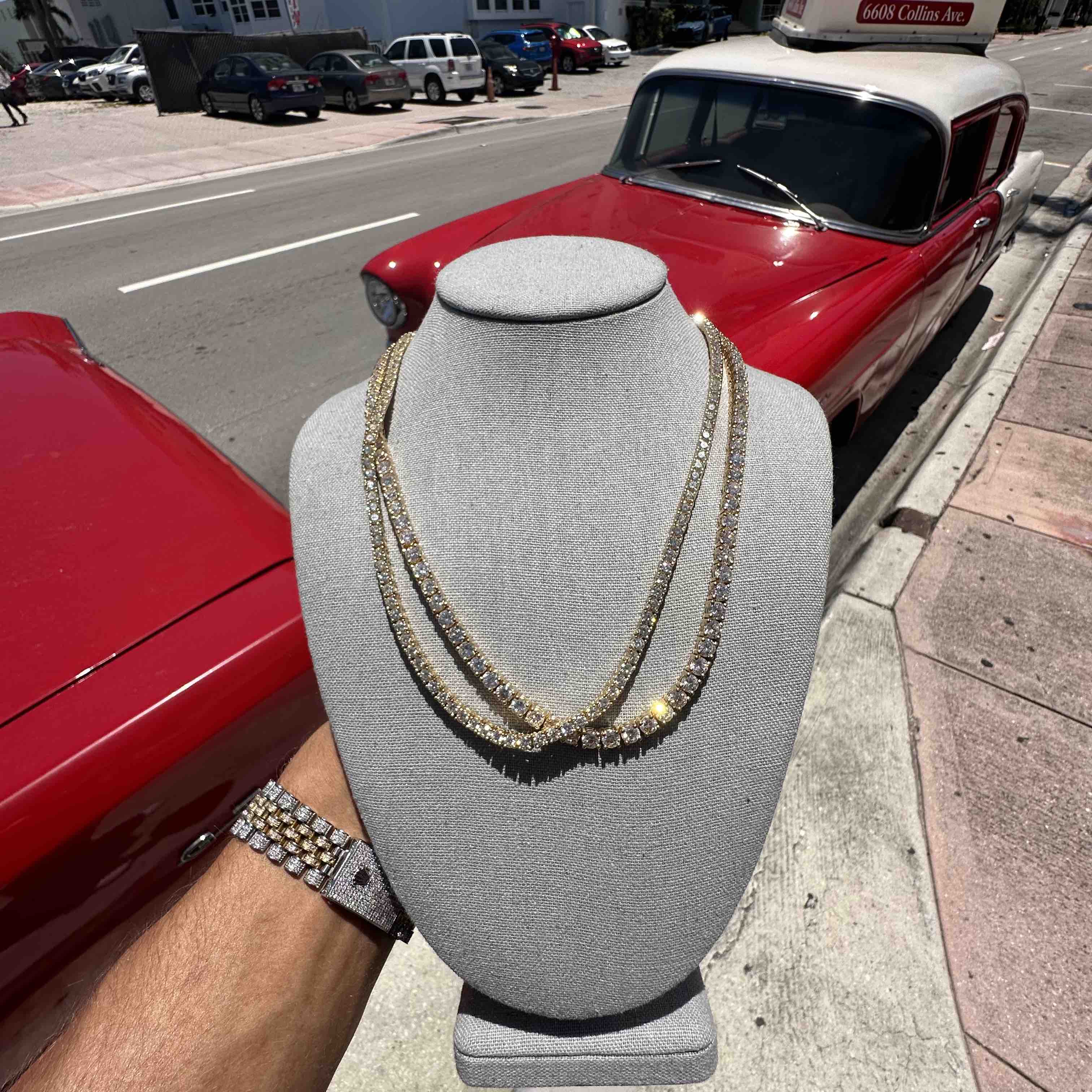 Iced Out Tennis Chain