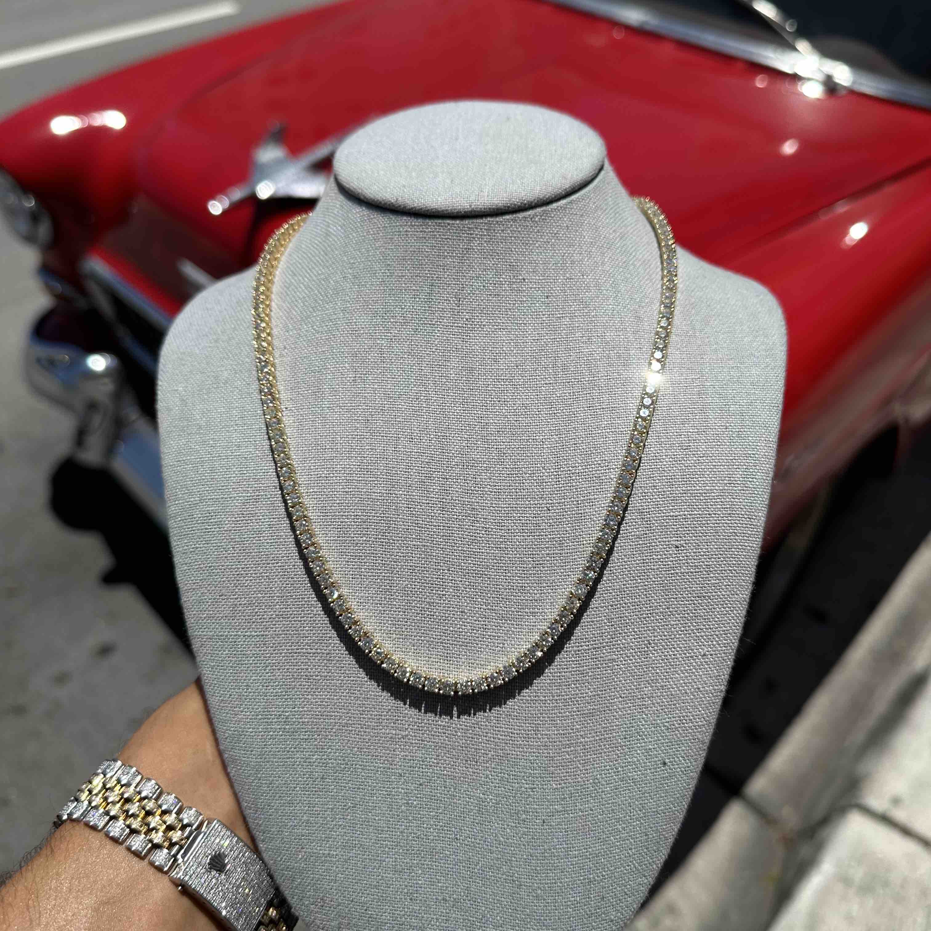 14k VS-1 Tennis Chain