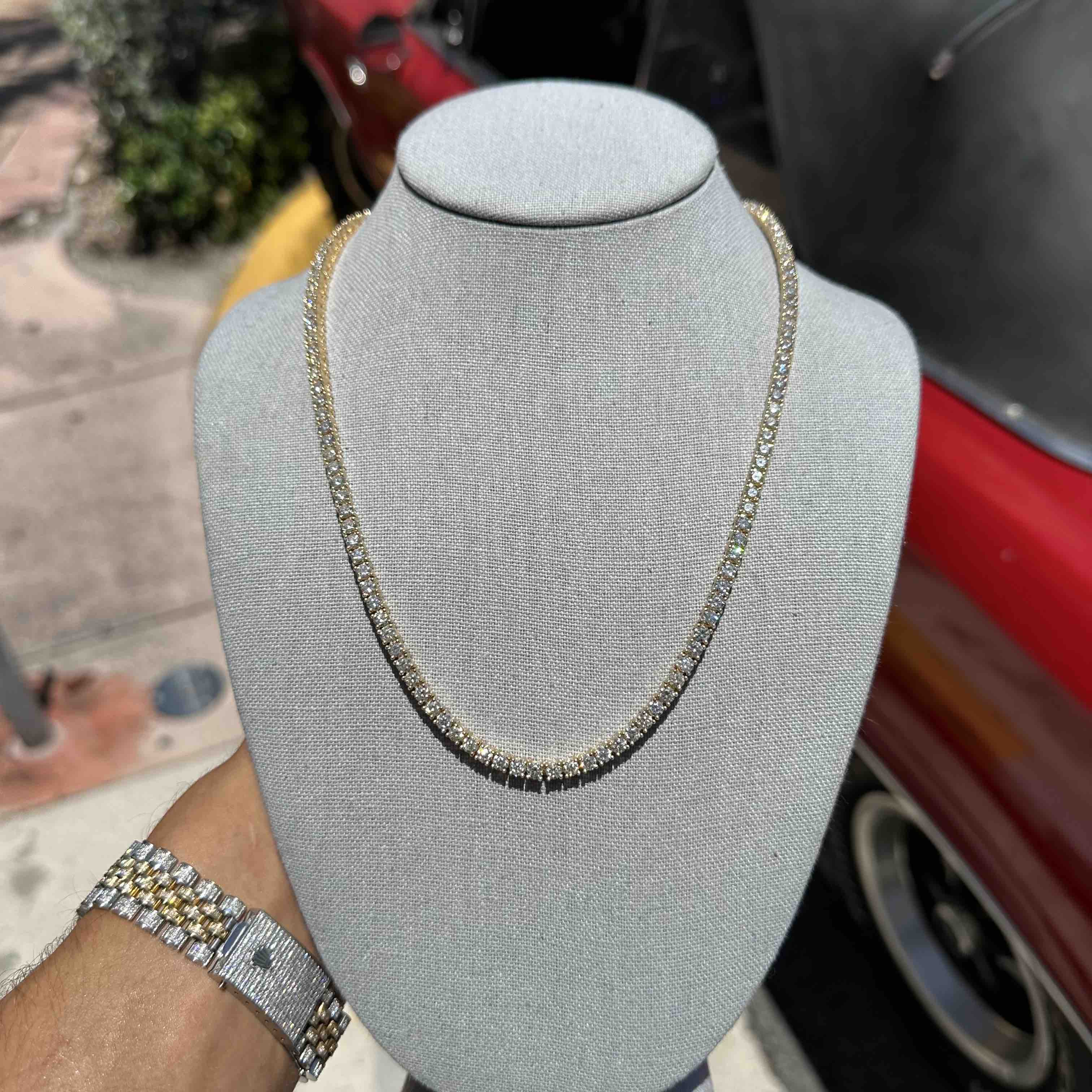 14k VS-1 Tennis Chain