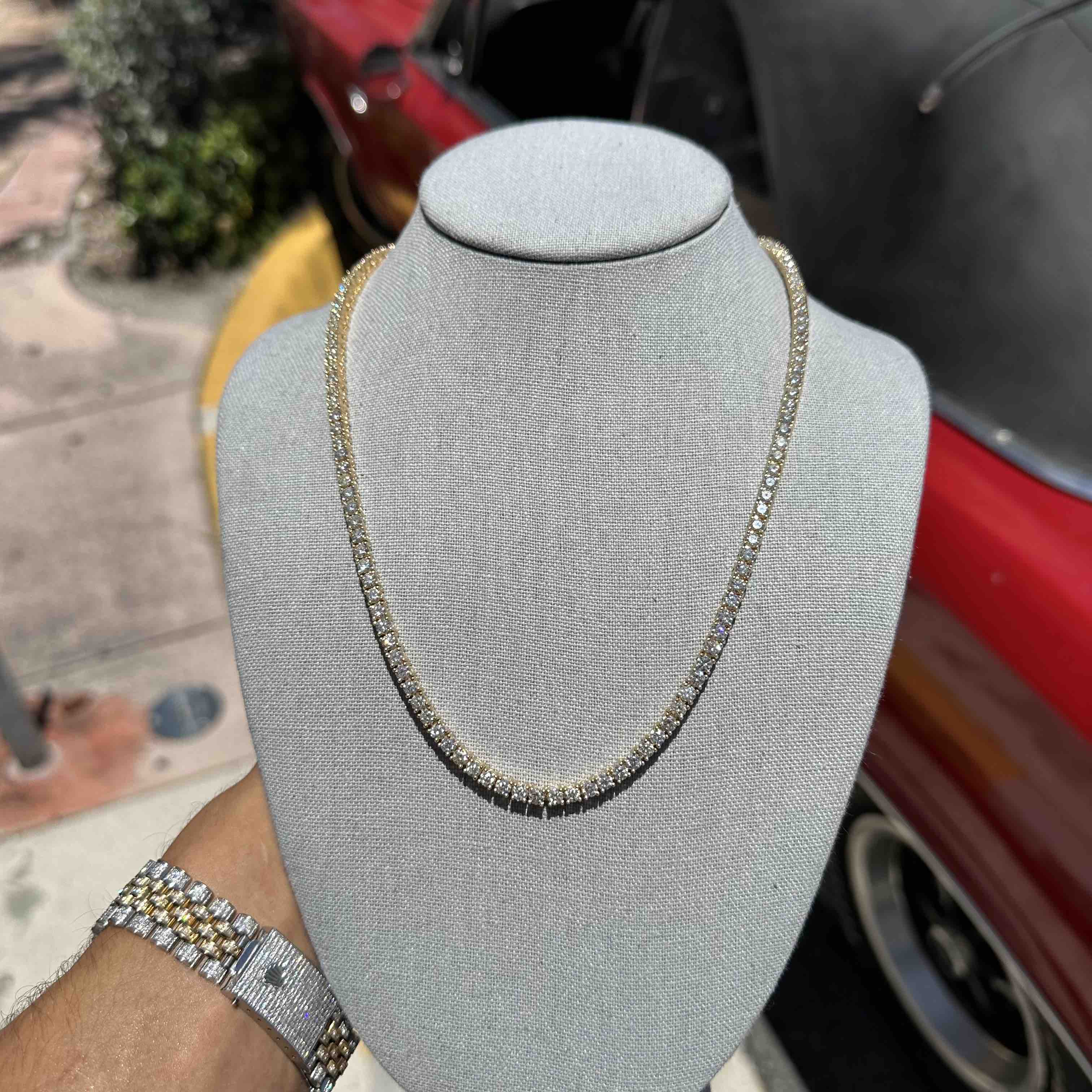 14k VS-1 Tennis Chain