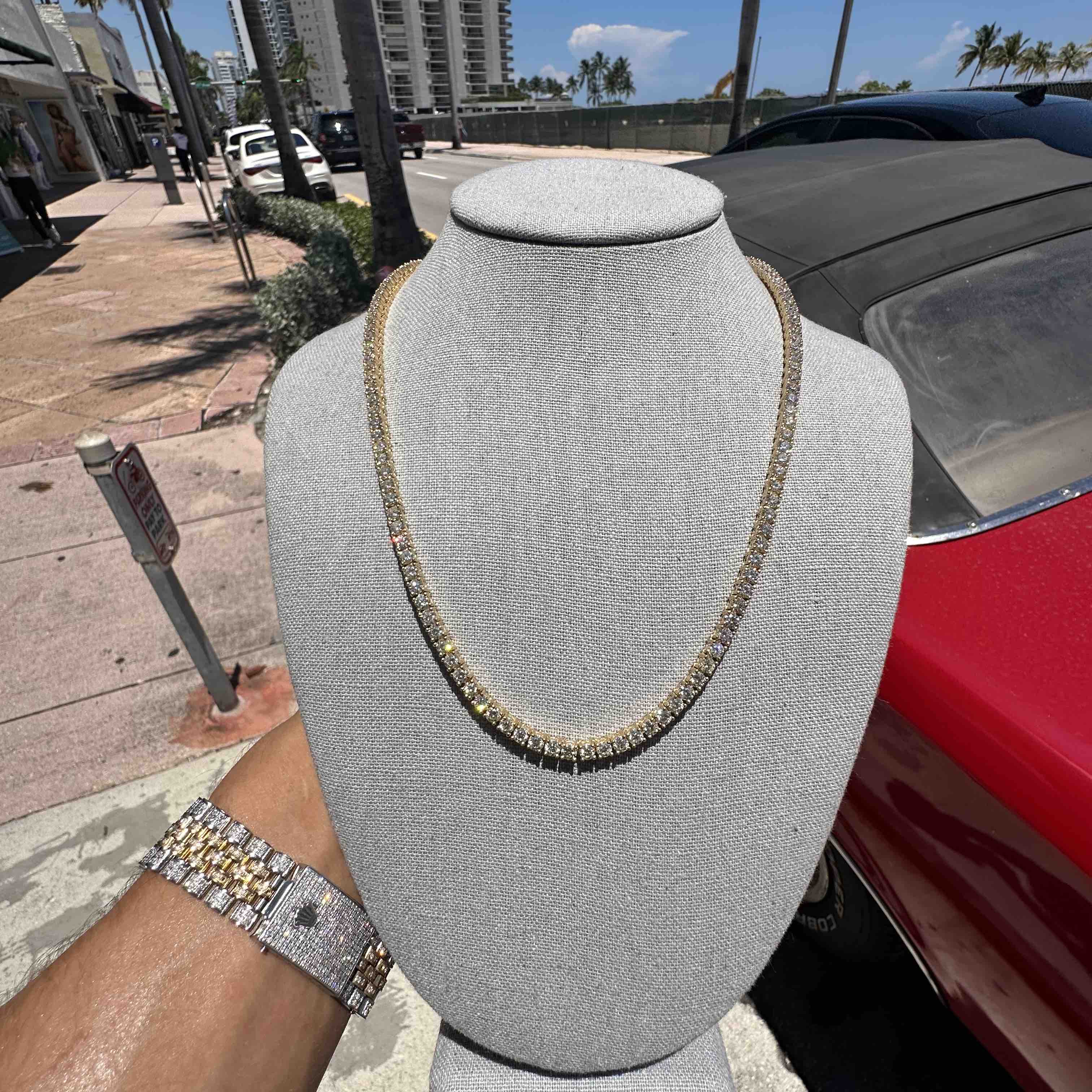 14k VS-1 Tennis Chain
