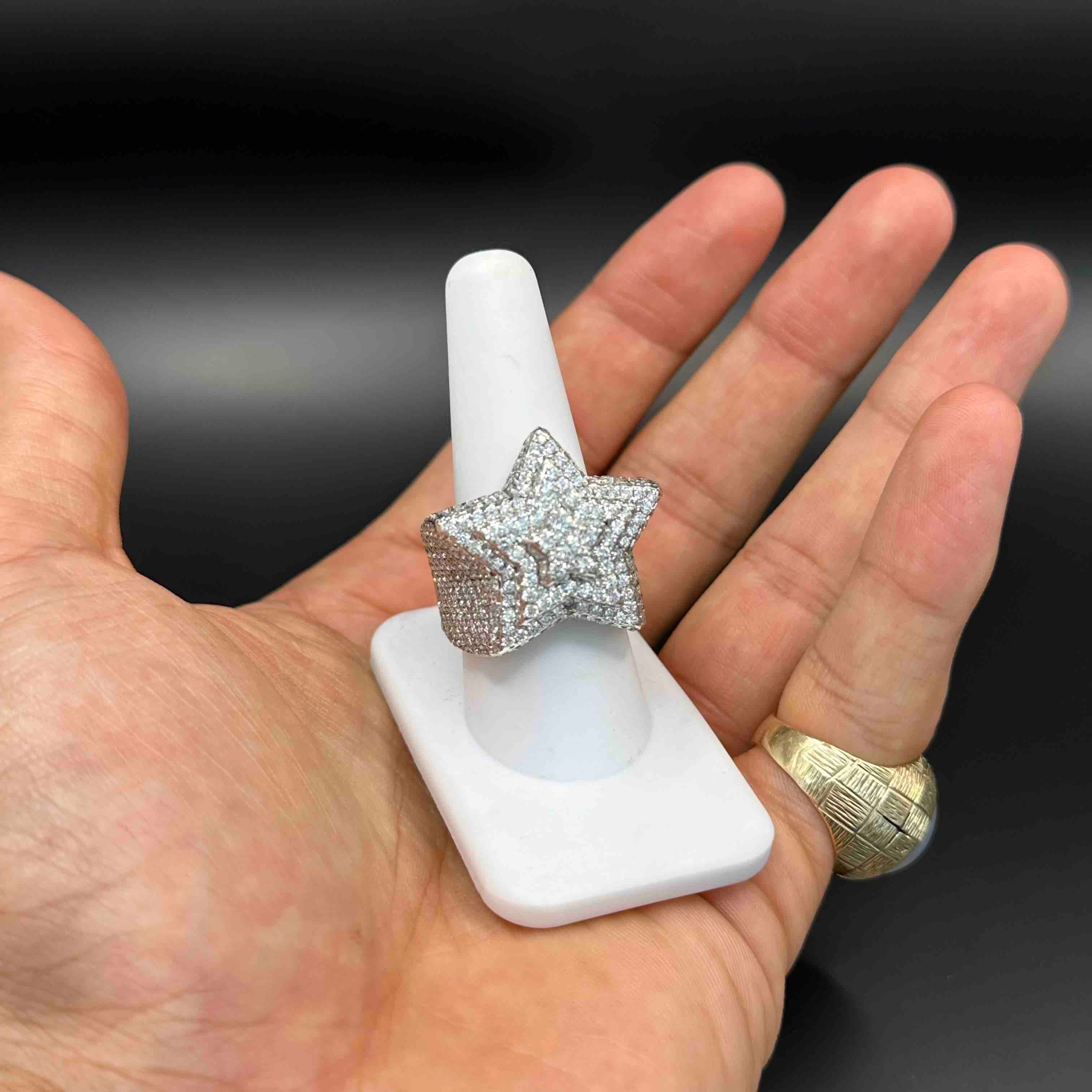 ICED OUT RINGS 14k