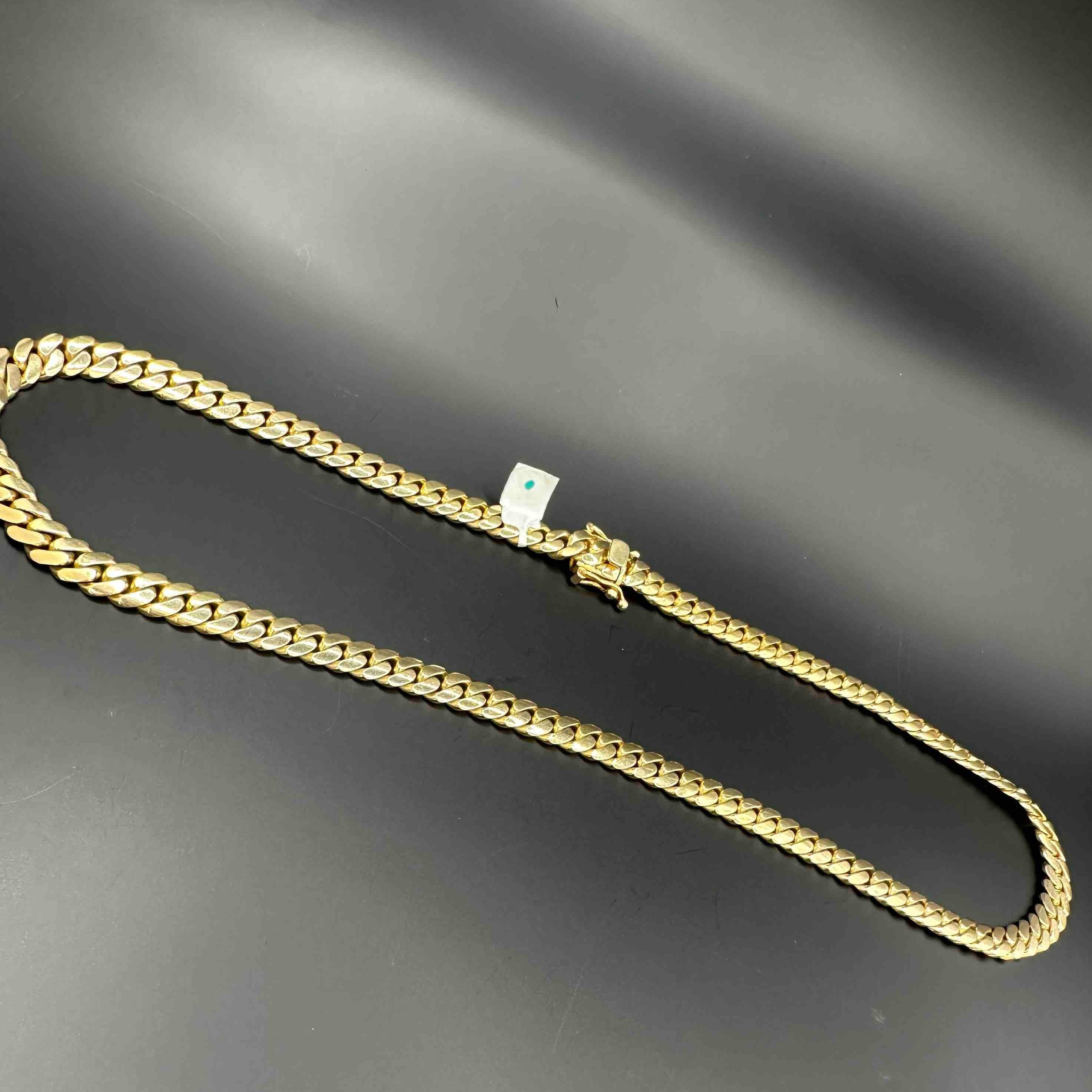 14k SOLID Cuban Link 8mm 154-110 GRAMS (ADJUSTABLE LENGTH)