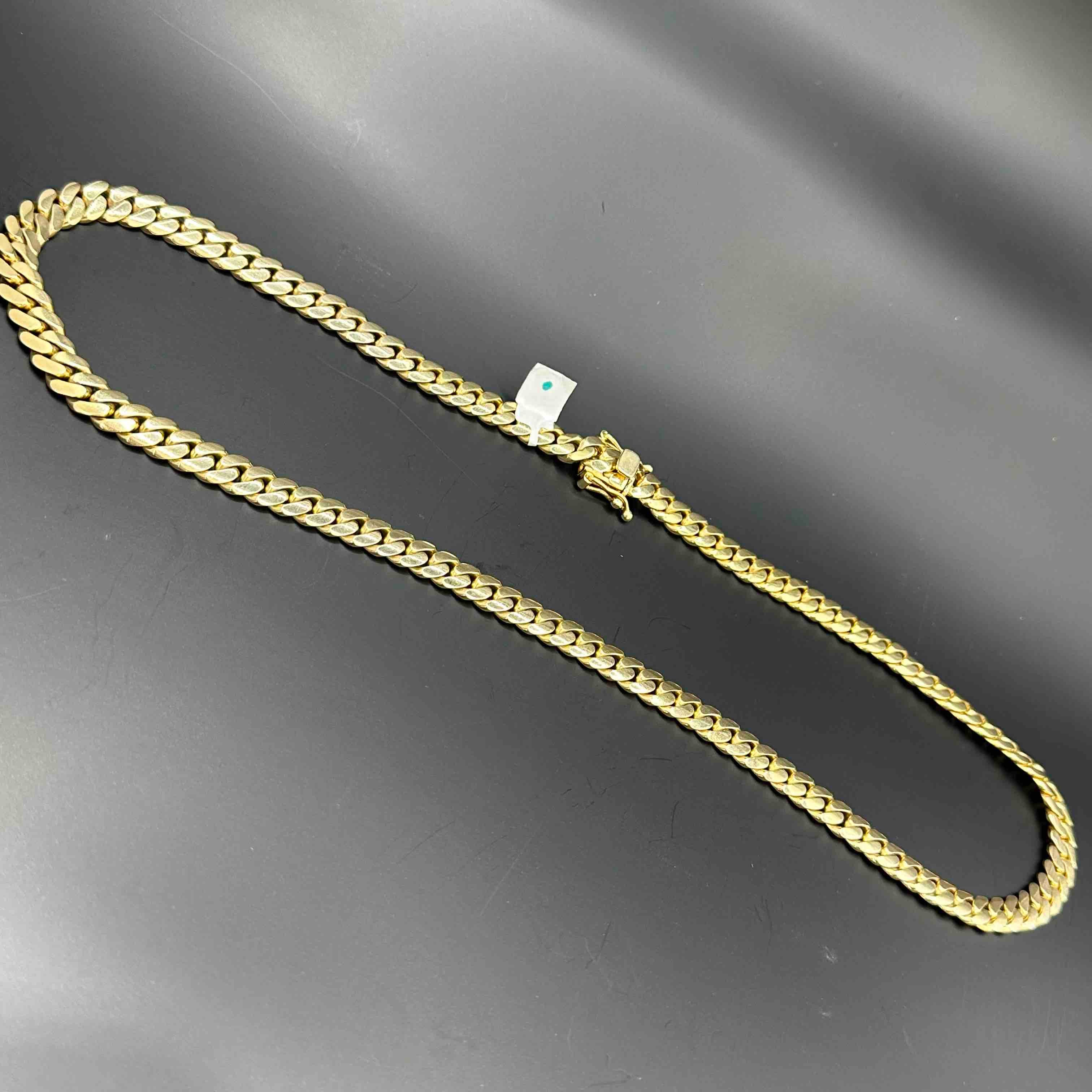 14k SOLID Cuban Link