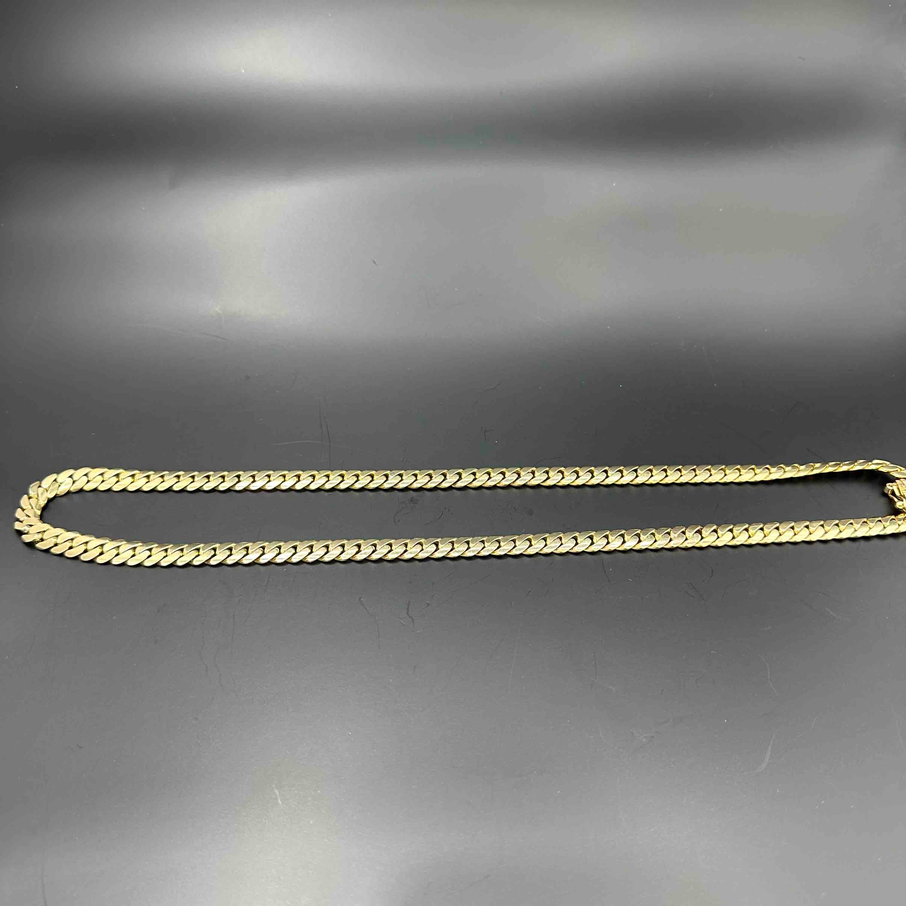 NEW 10k SOLID MIAMI CUBAN LINK 8.5 MILLIMETERS 97-81 Grams(ADJUSTABLE LENGTH)