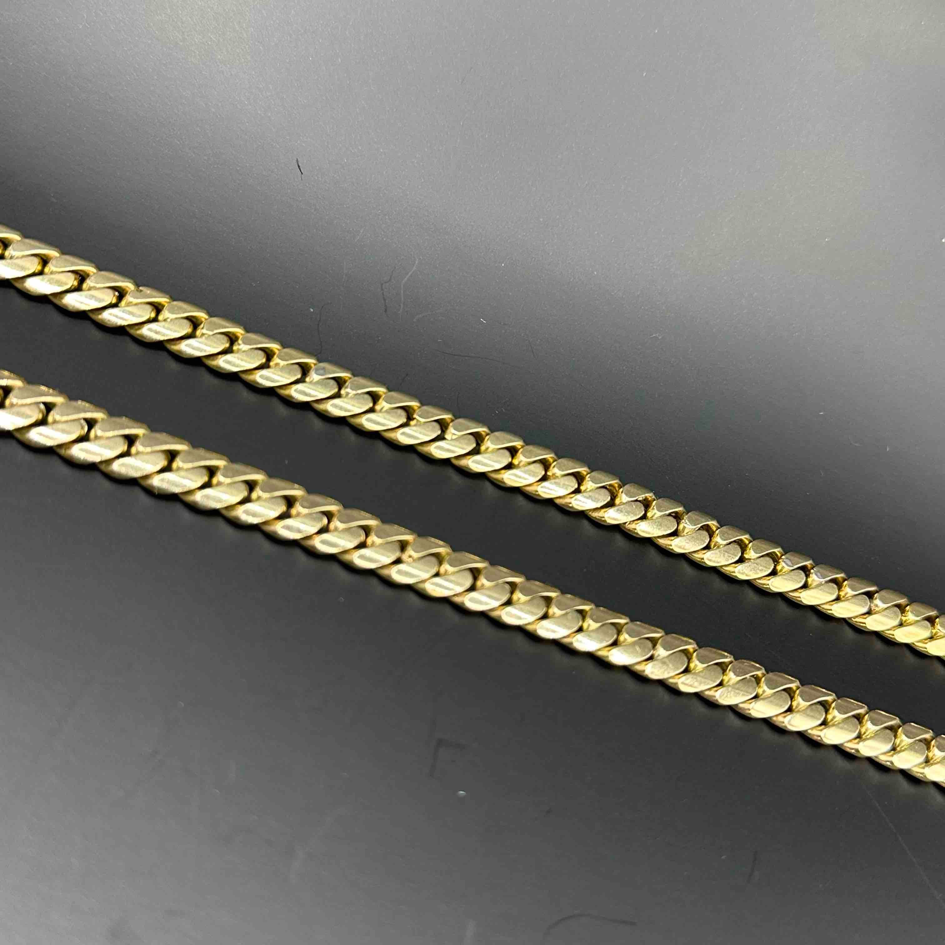 NEW 10k SOLID MIAMI CUBAN LINK 8.5 MILLIMETERS 97-81 Grams(ADJUSTABLE LENGTH)