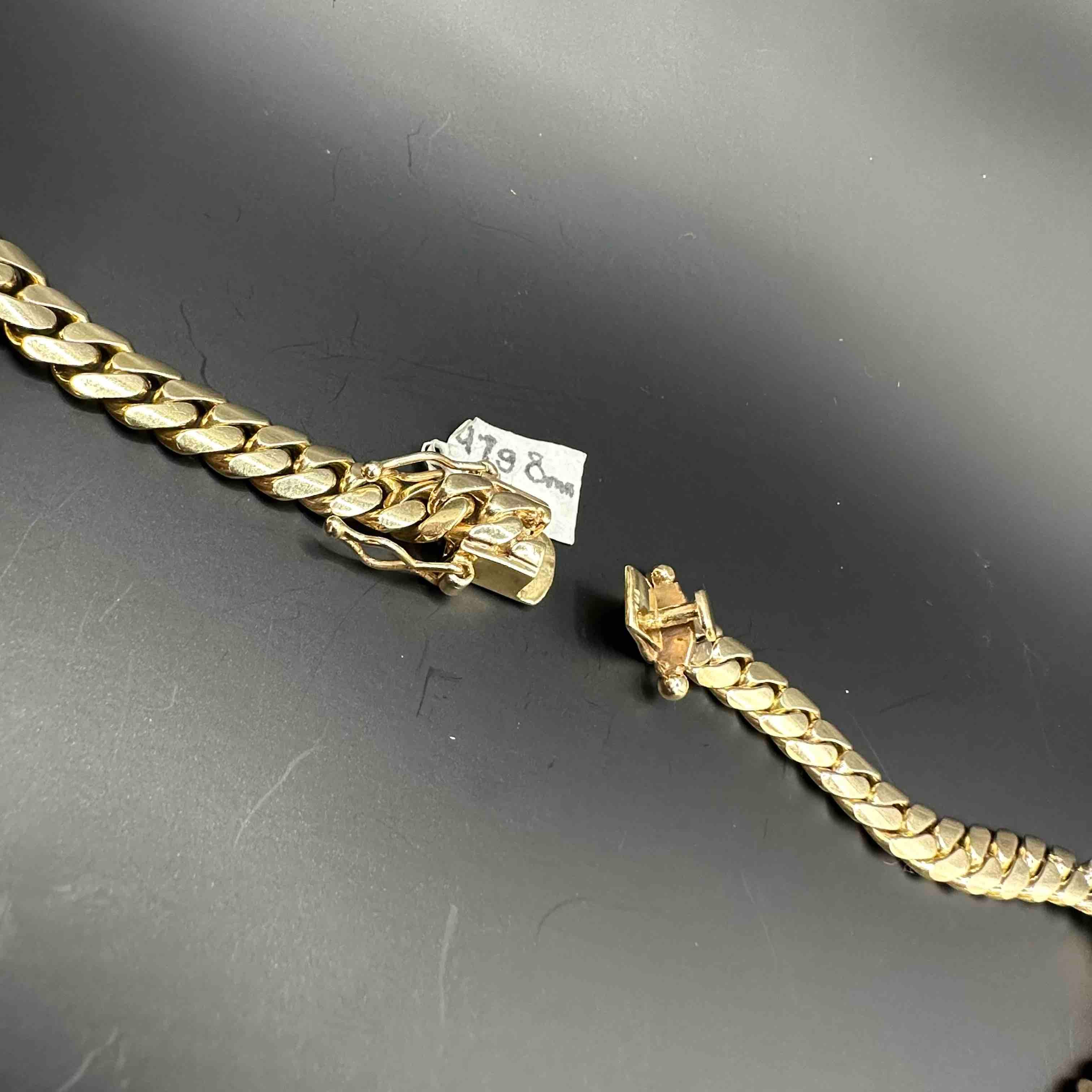 NEW 10k SOLID MIAMI CUBAN LINK 8.5 MILLIMETERS 97-81 Grams(ADJUSTABLE LENGTH)