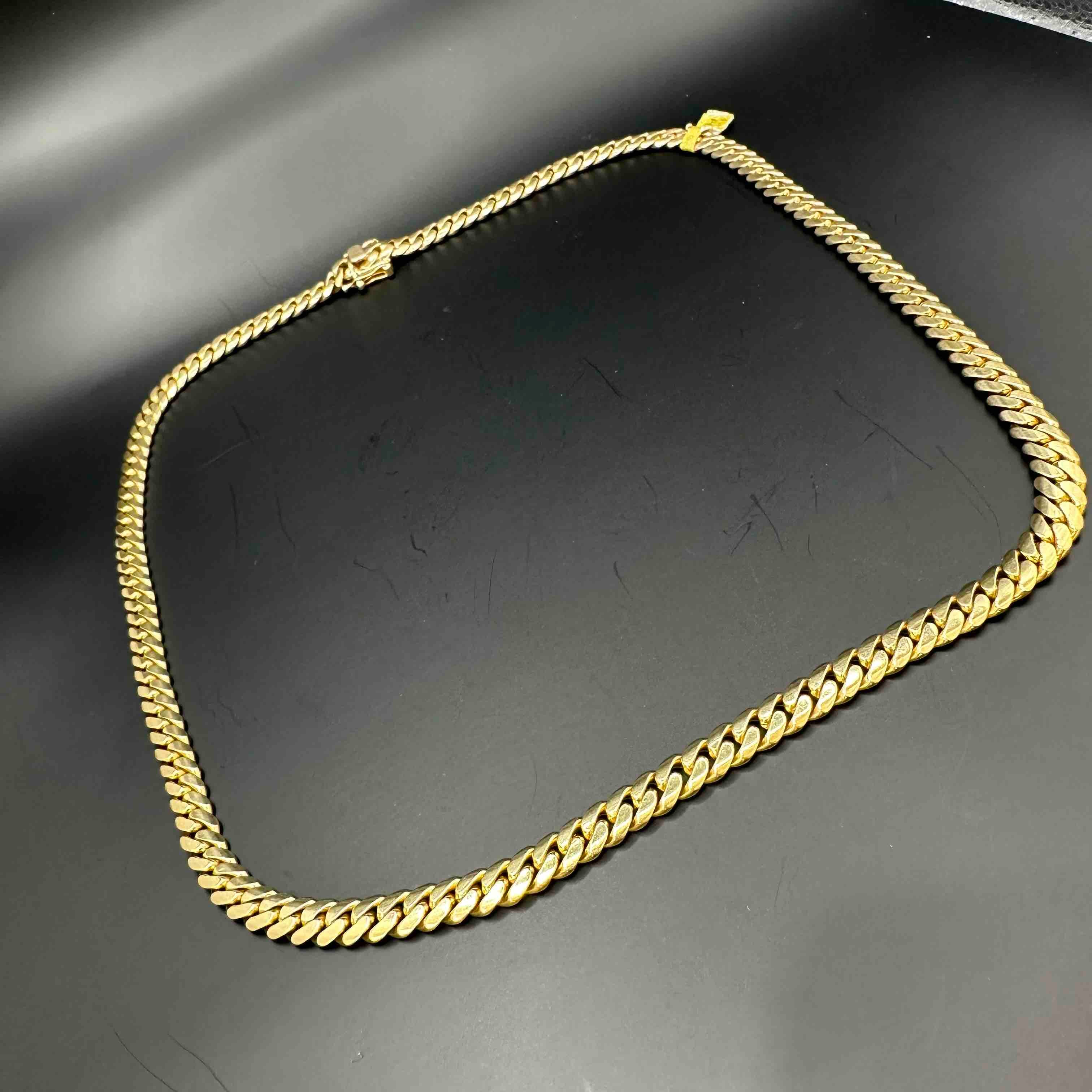 14k MIAMI CUBAN LINK