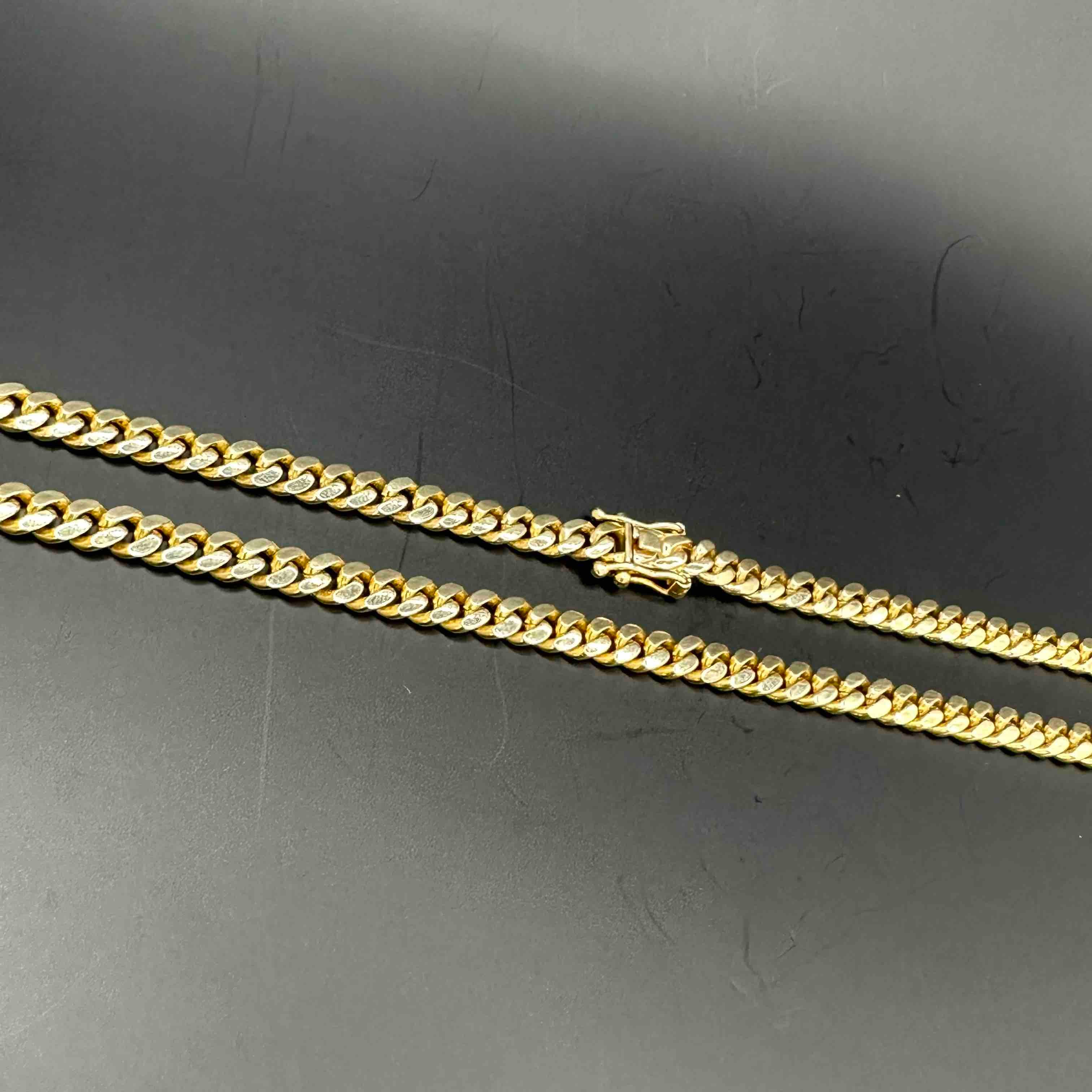10k solid miami cuban link