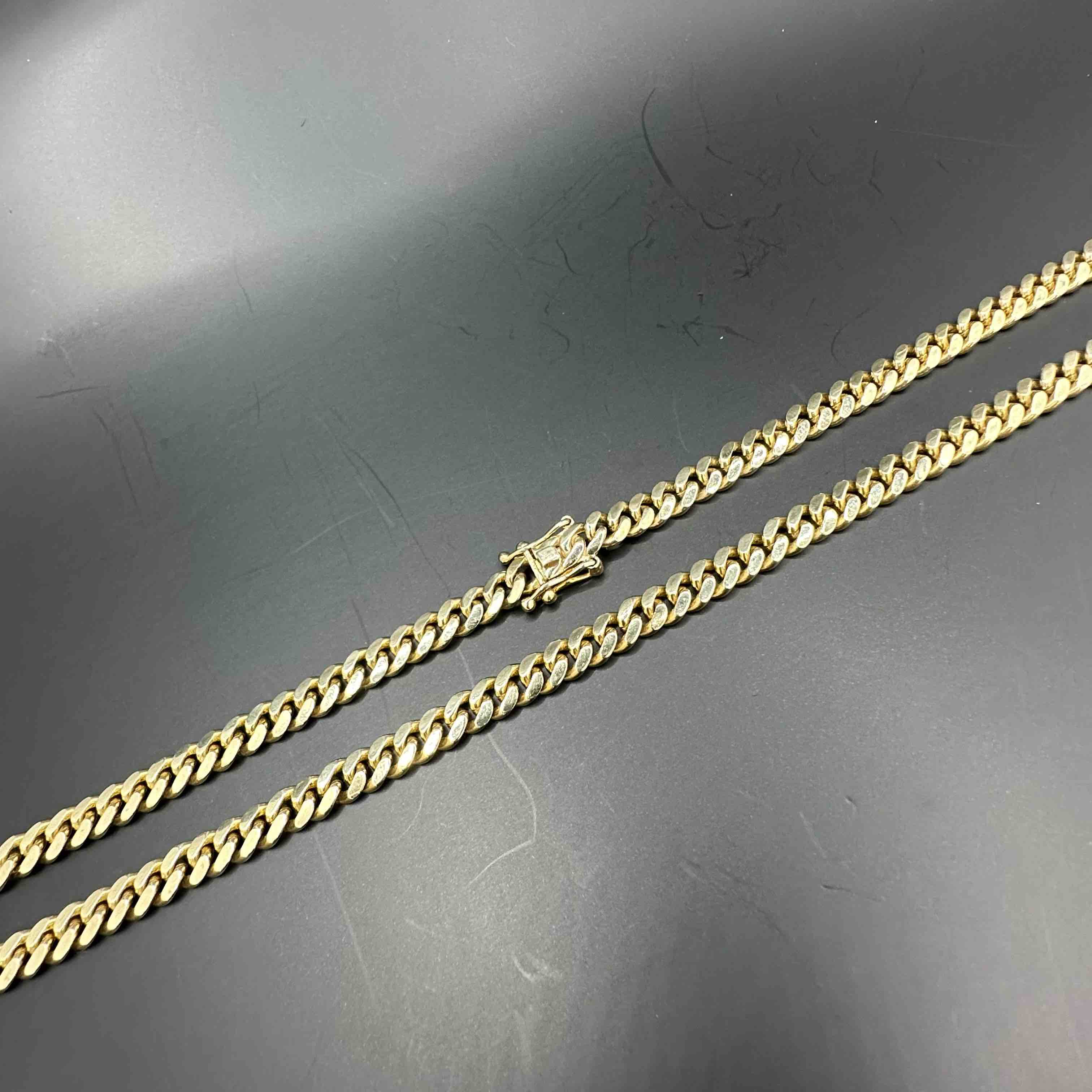 10k solid miami cuban link