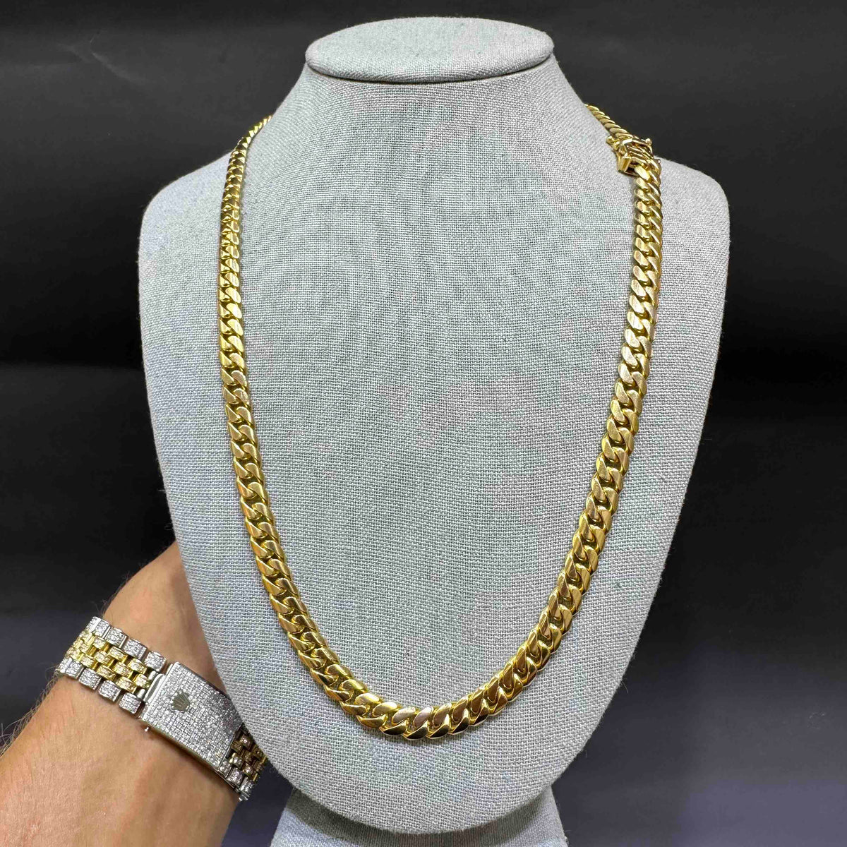 14k MIAMI CUBAN LINK 8.37MM | ADJUSTABLE LENGTH